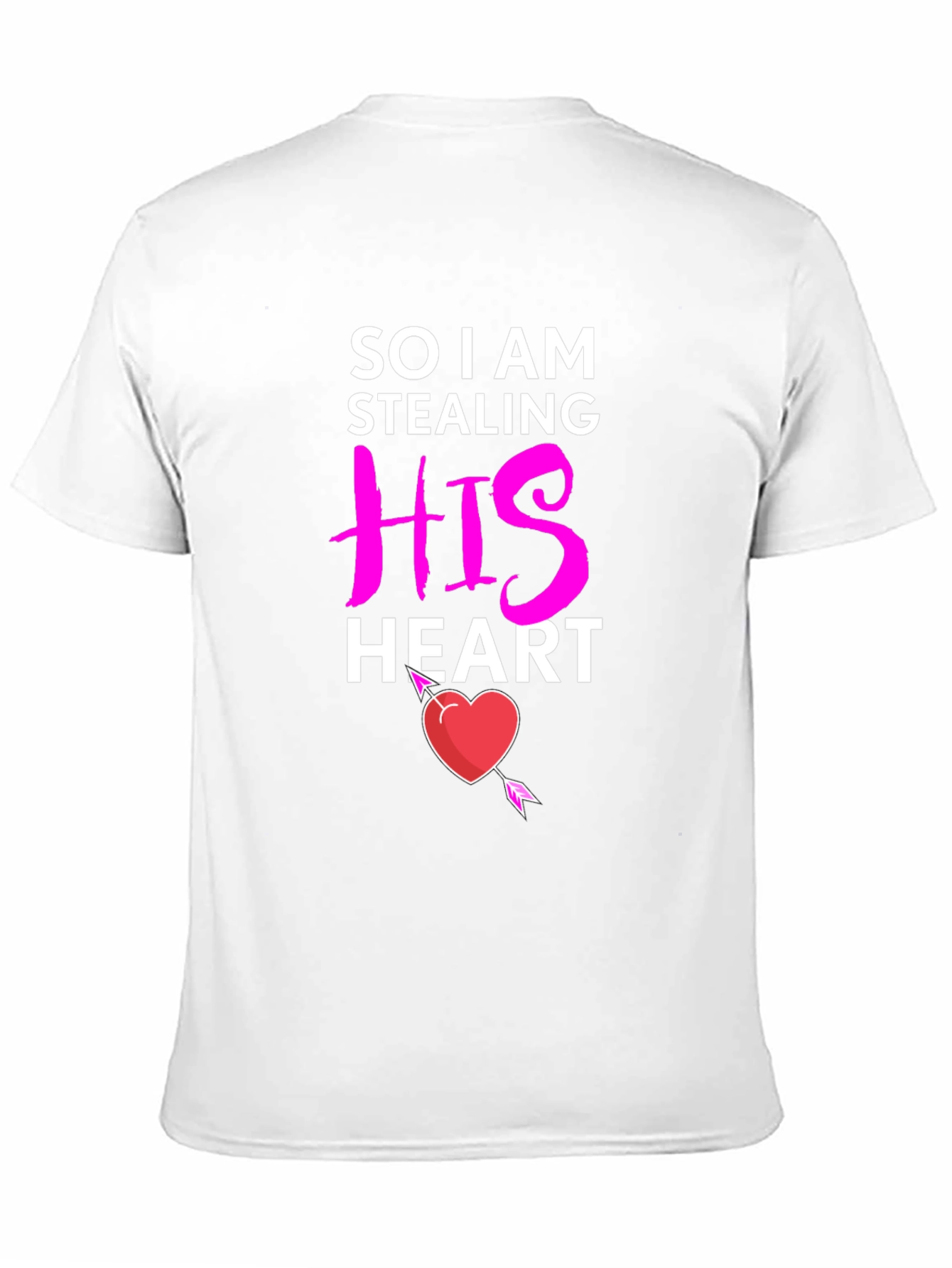 Stealing His Heart Valentines Day T-Shirt