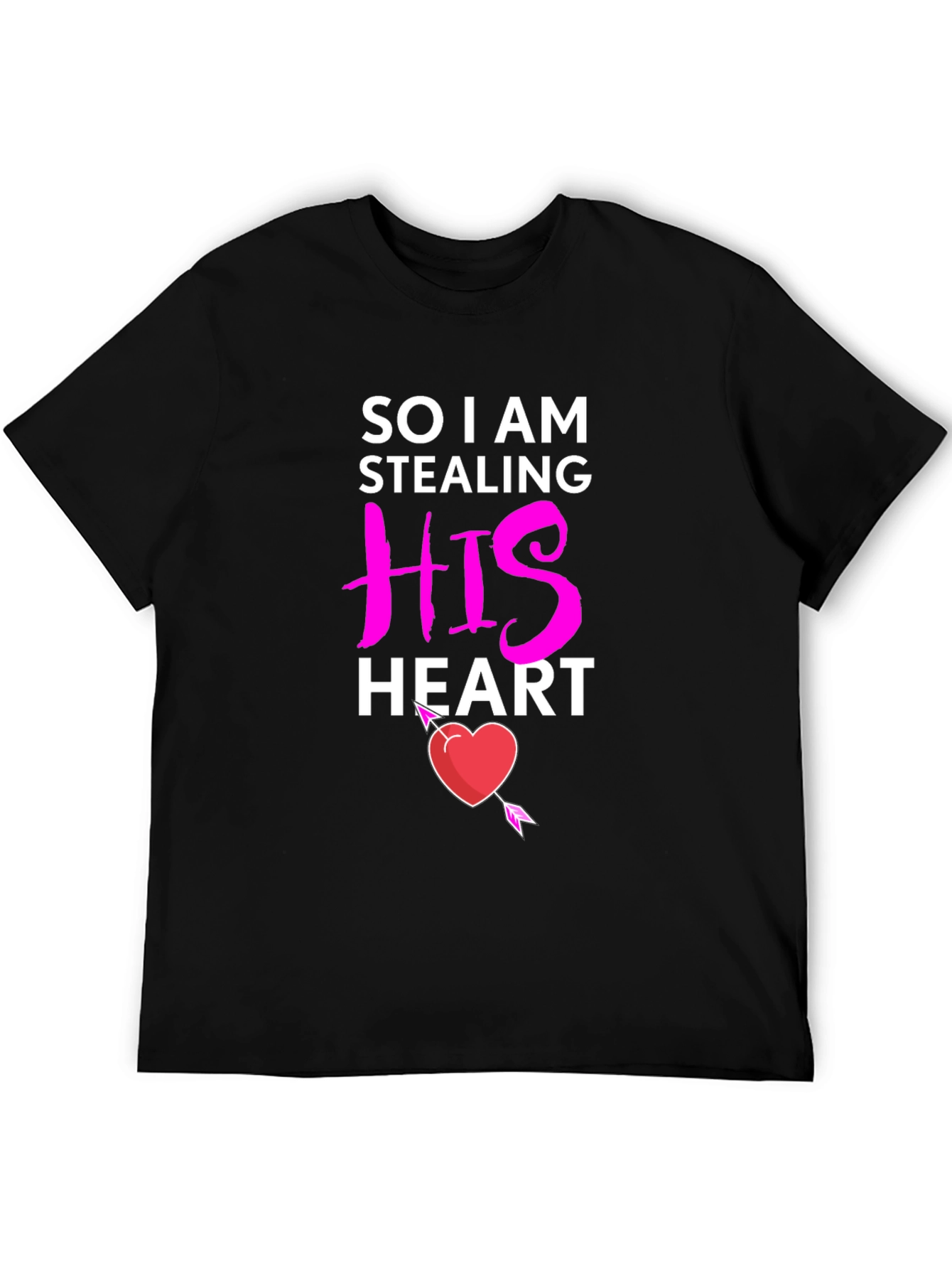 Stealing His Heart Valentines Day T-Shirt