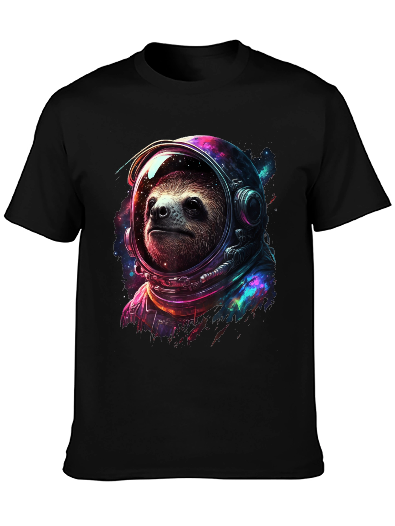 Sloth Astronaut Graphic T-Shirt - Space Explorer Tee