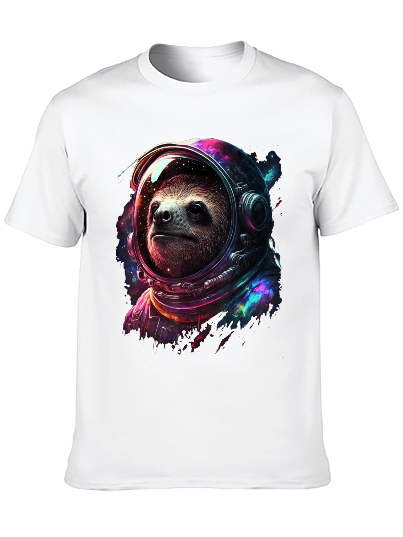 Sloth Astronaut Graphic T-Shirt - Space Explorer Tee