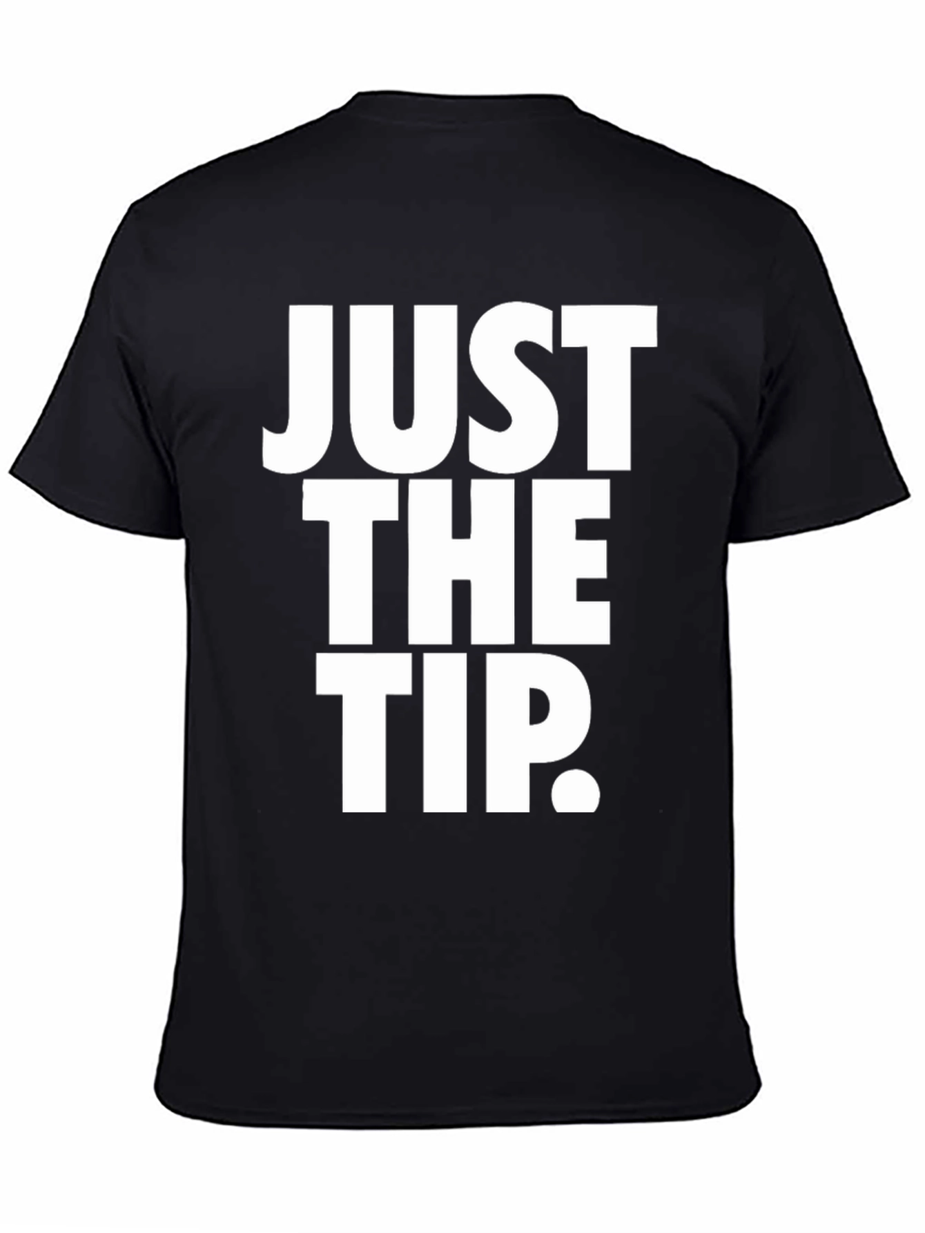 Just The Tip Black Graphic Tee
