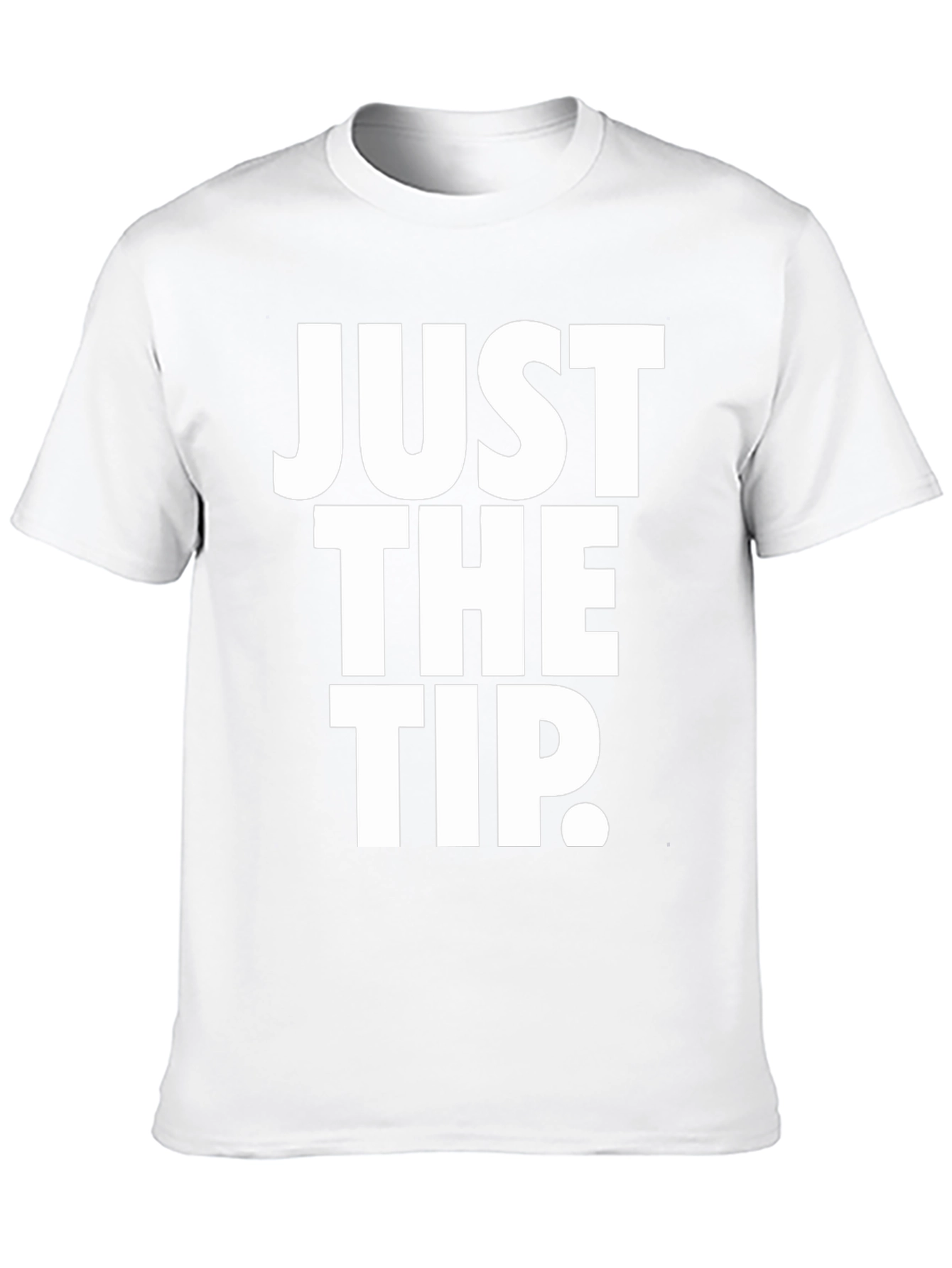 Just The Tip Black Graphic Tee