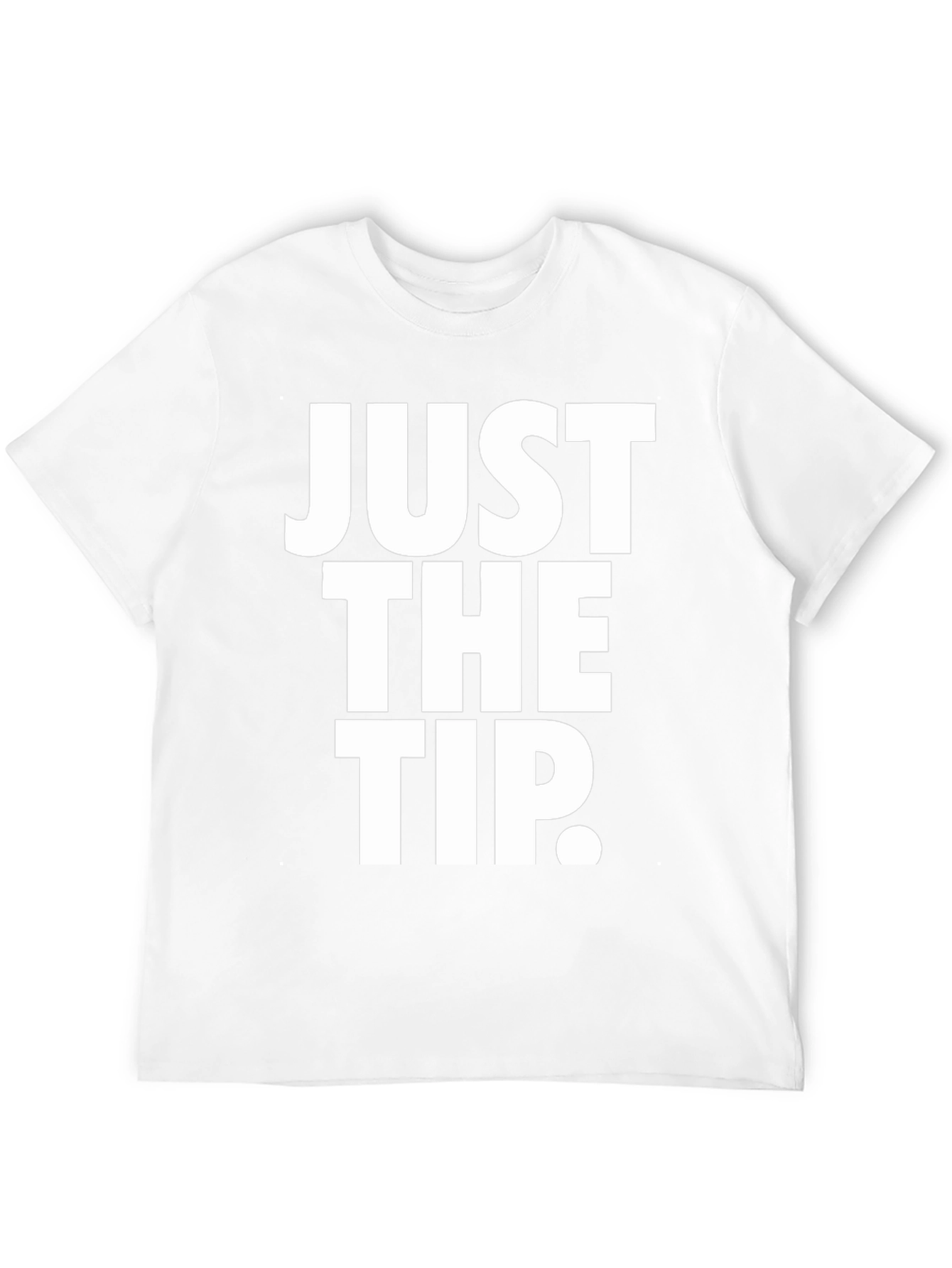 Just The Tip Black Graphic Tee