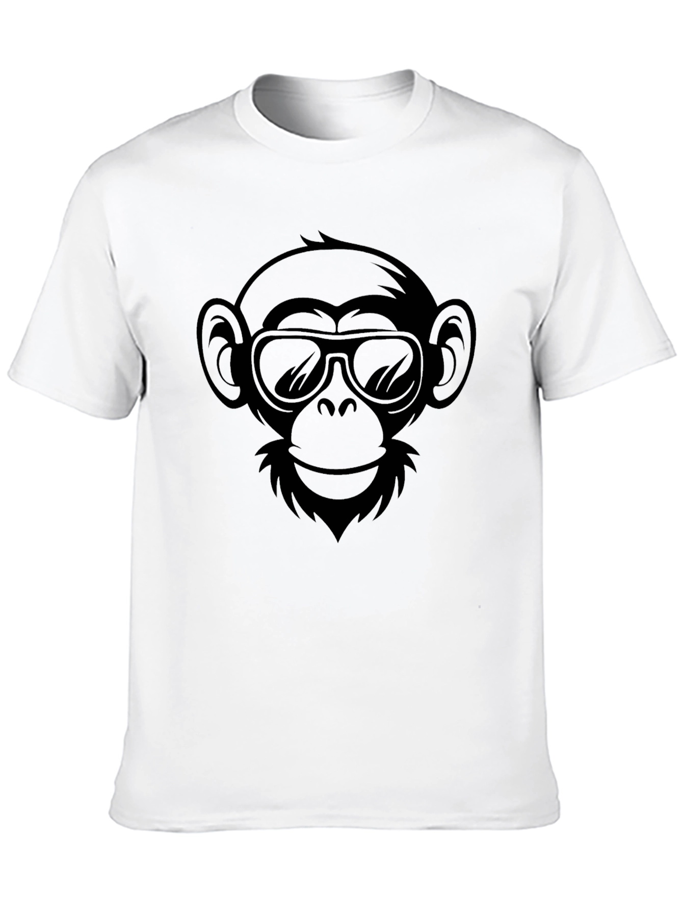 Cool Monkey Graphic Tee - Black