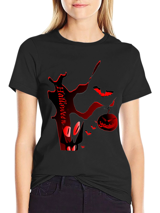 Halloween Themed Black T-Shirt