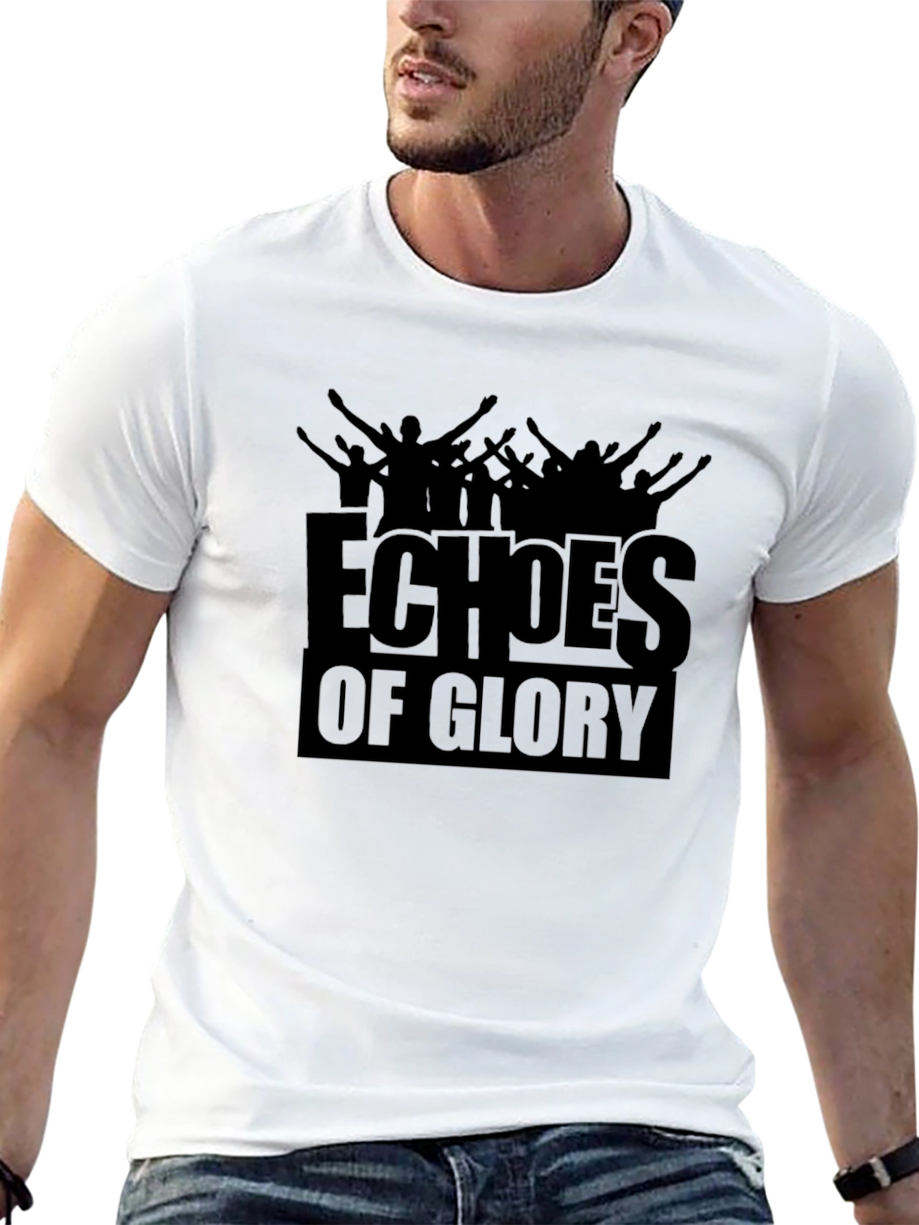 Echoes of Glory Black Graphic Tee