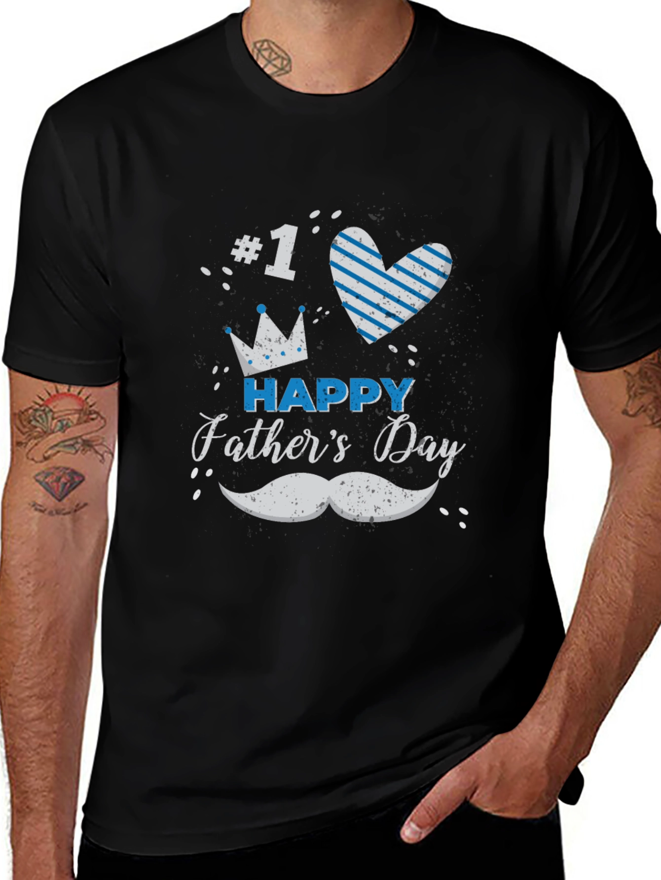 Happy Fathers Day #1 Dad T-Shirt