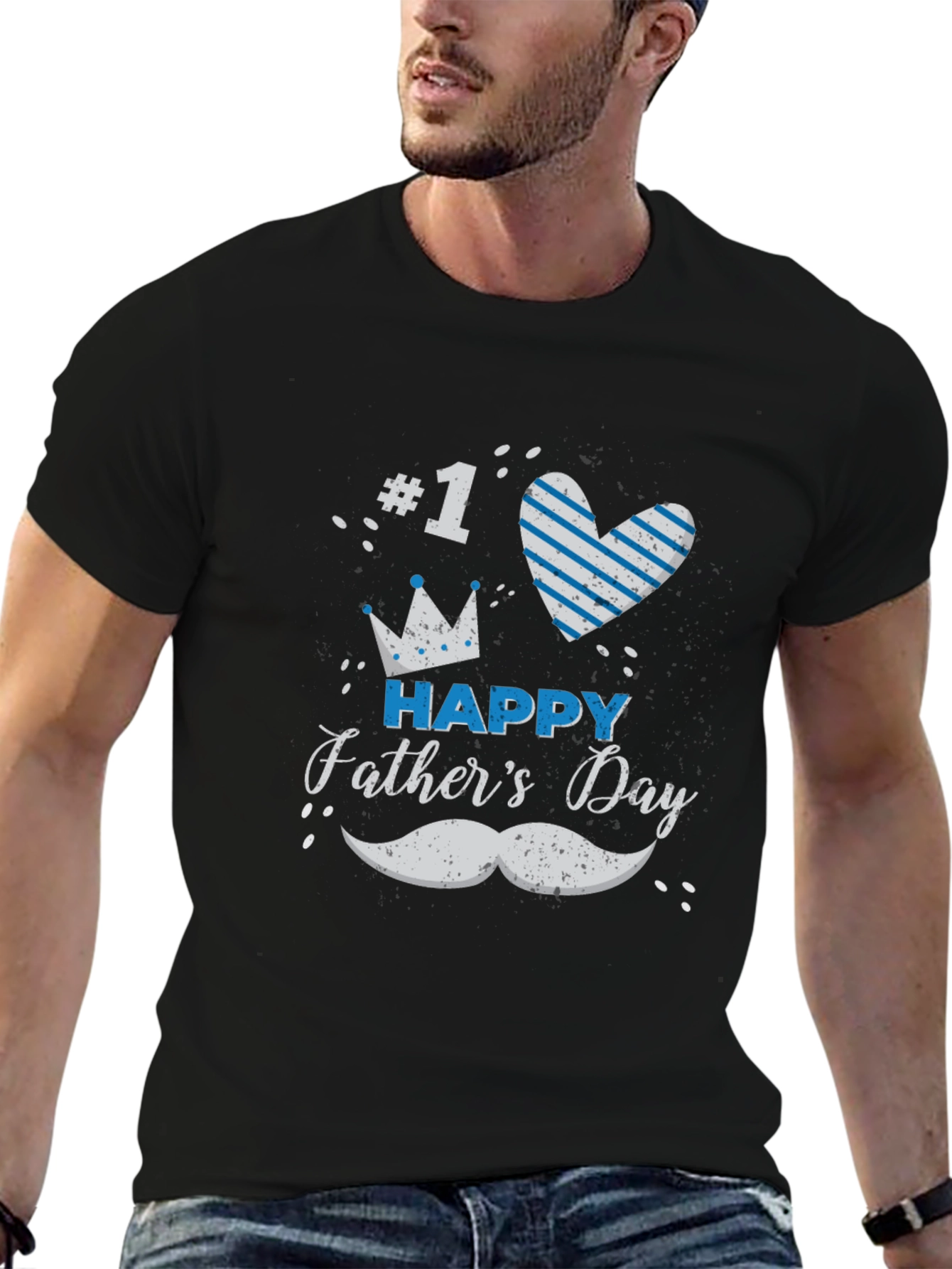 Happy Fathers Day #1 Dad T-Shirt