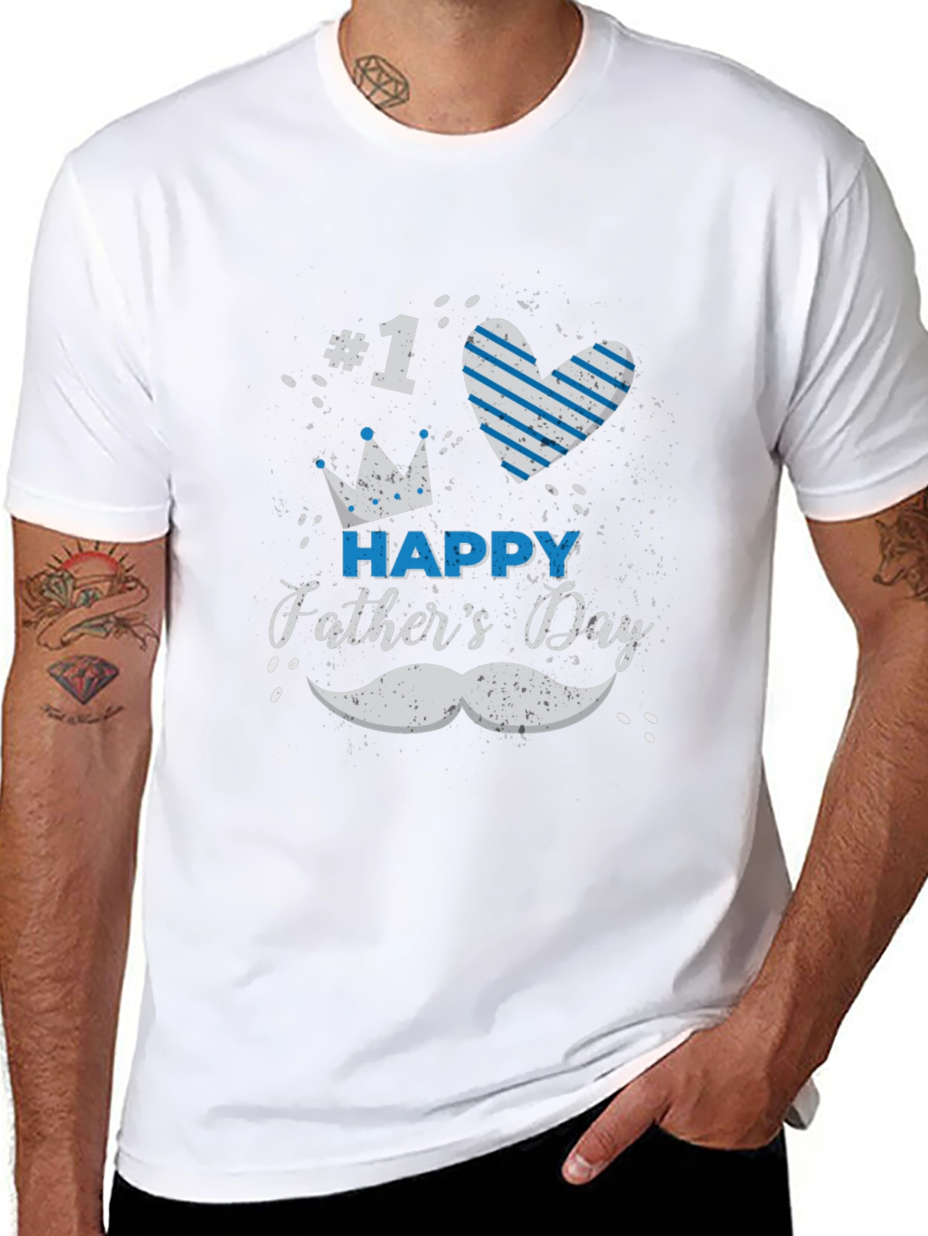 Happy Fathers Day #1 Dad T-Shirt