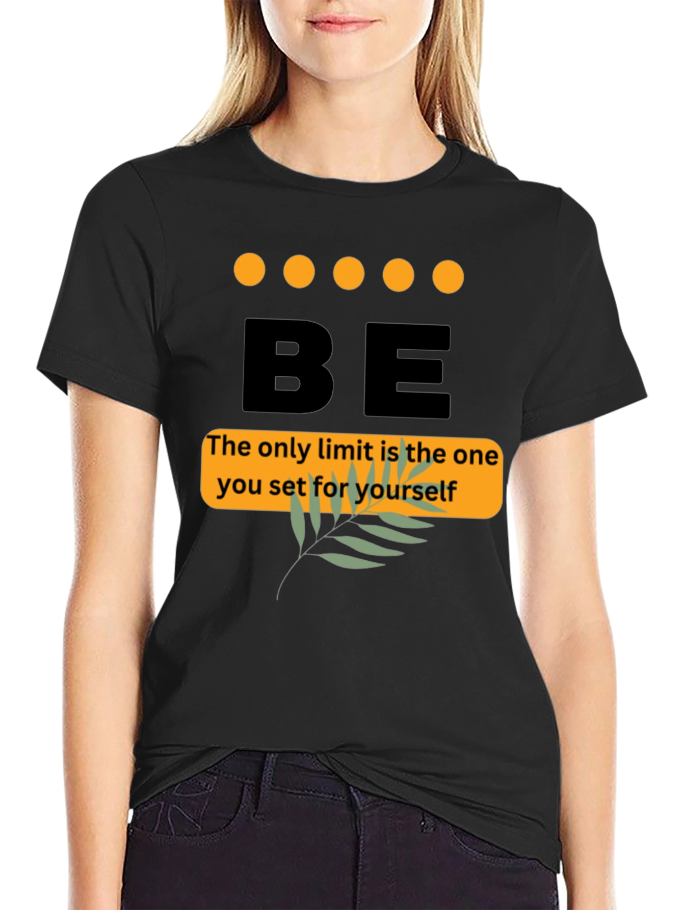 Motivational Graphic Print Tee