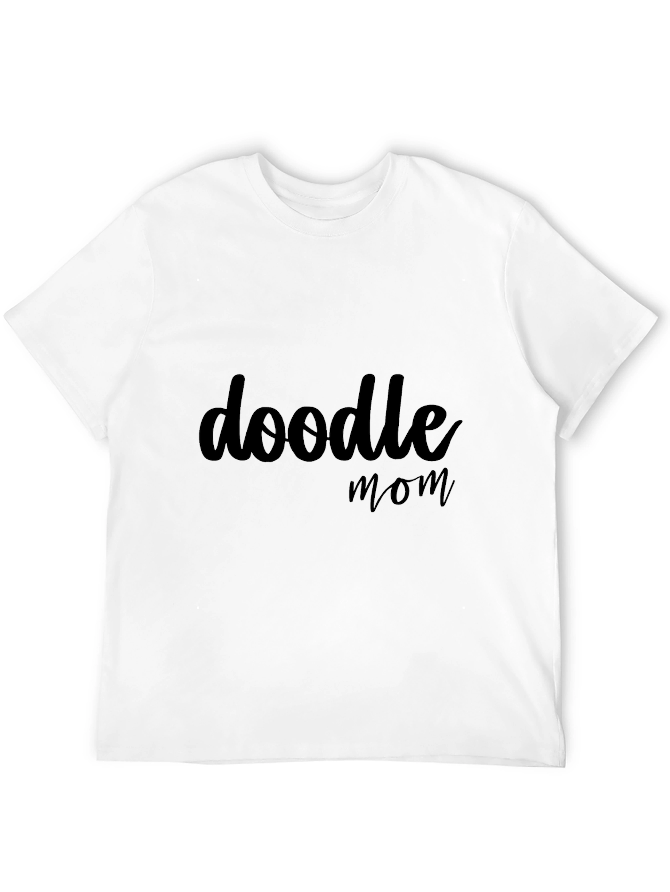 Doodle Mom Black T-Shirt - Stylish Comfort