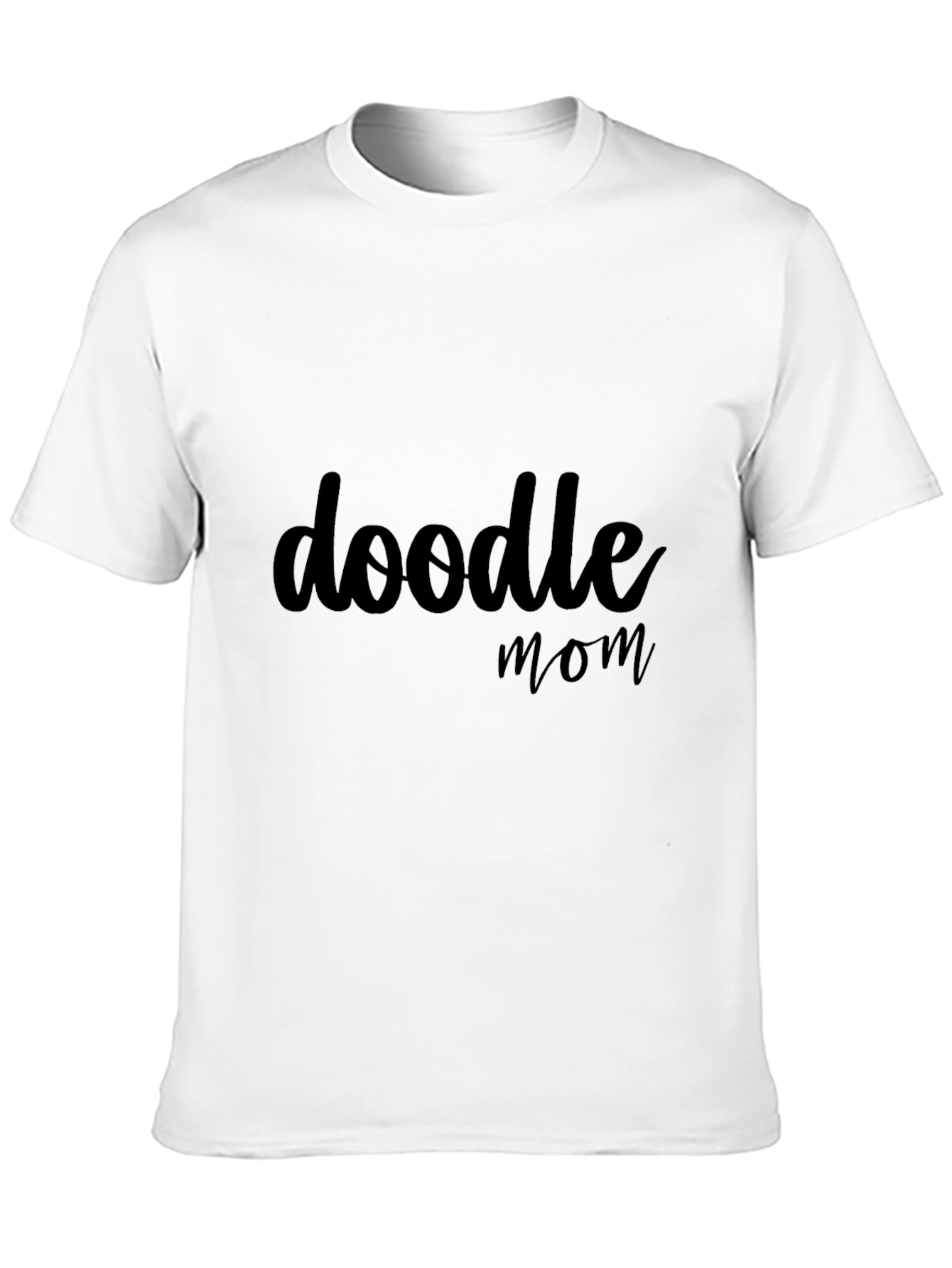 Doodle Mom Black T-Shirt - Stylish Comfort