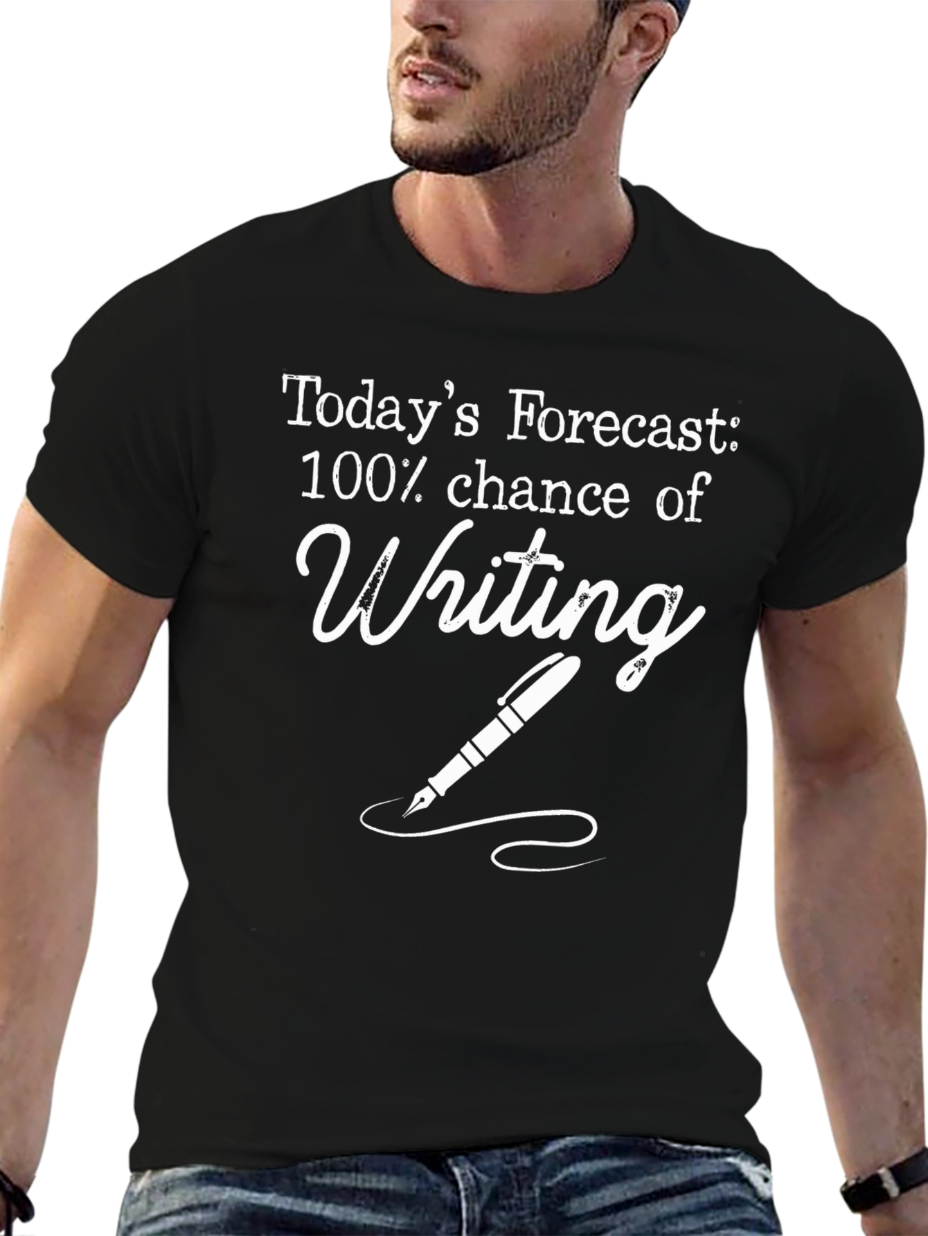 Writers Forecast Graphic T-Shirt