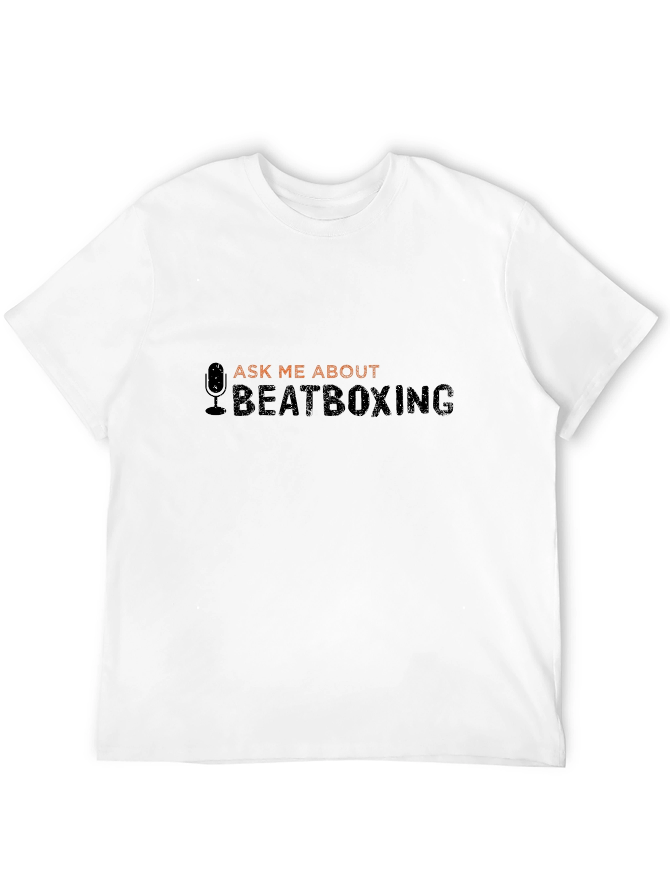 Ask Me About Beatboxing Black T-Shirt