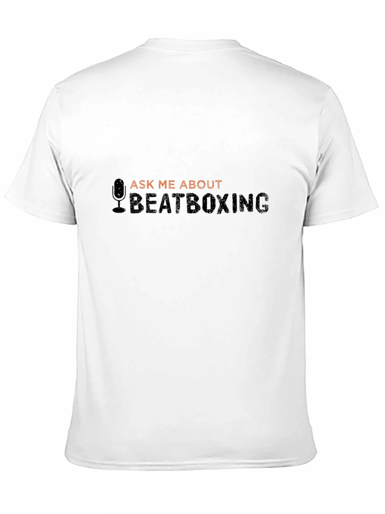 Ask Me About Beatboxing Black T-Shirt