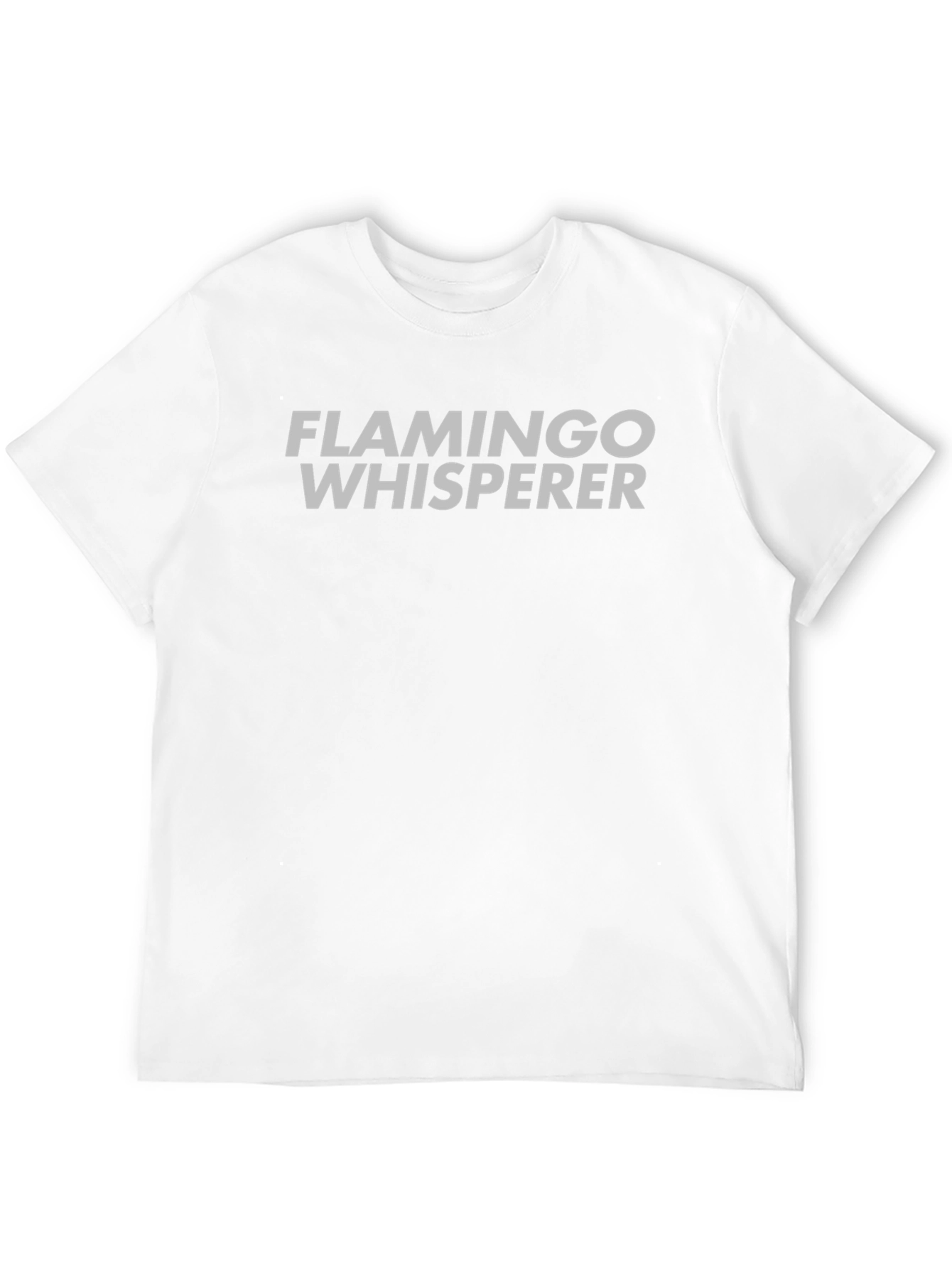 Flamingo Whisperer Black T-Shirt