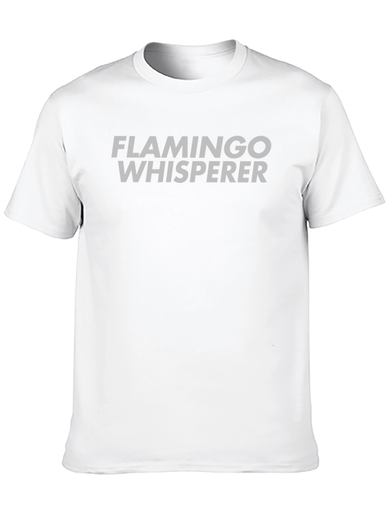 Flamingo Whisperer Black T-Shirt