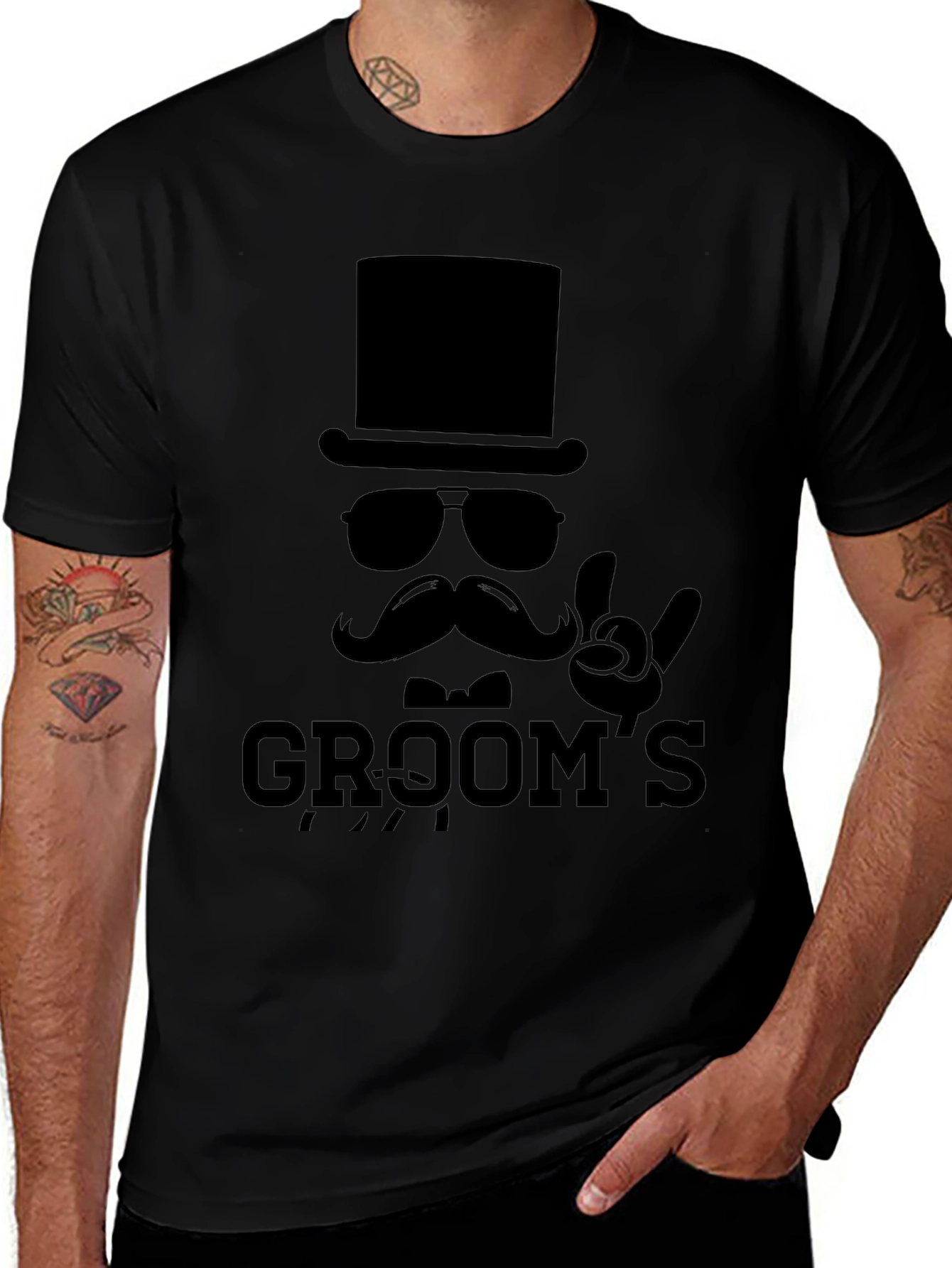 Grooms Crew Bachelor Party T-Shirt