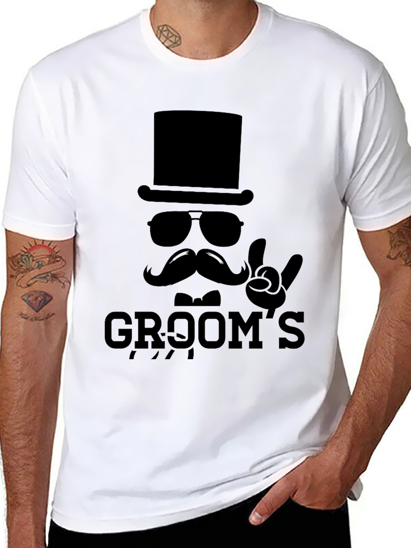 Grooms Crew Bachelor Party T-Shirt
