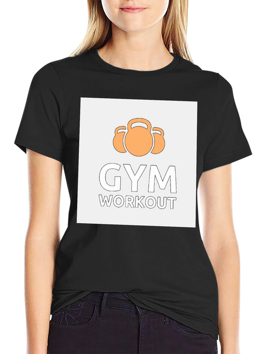 Gym Workout T-Shirt - Kettlebell Design