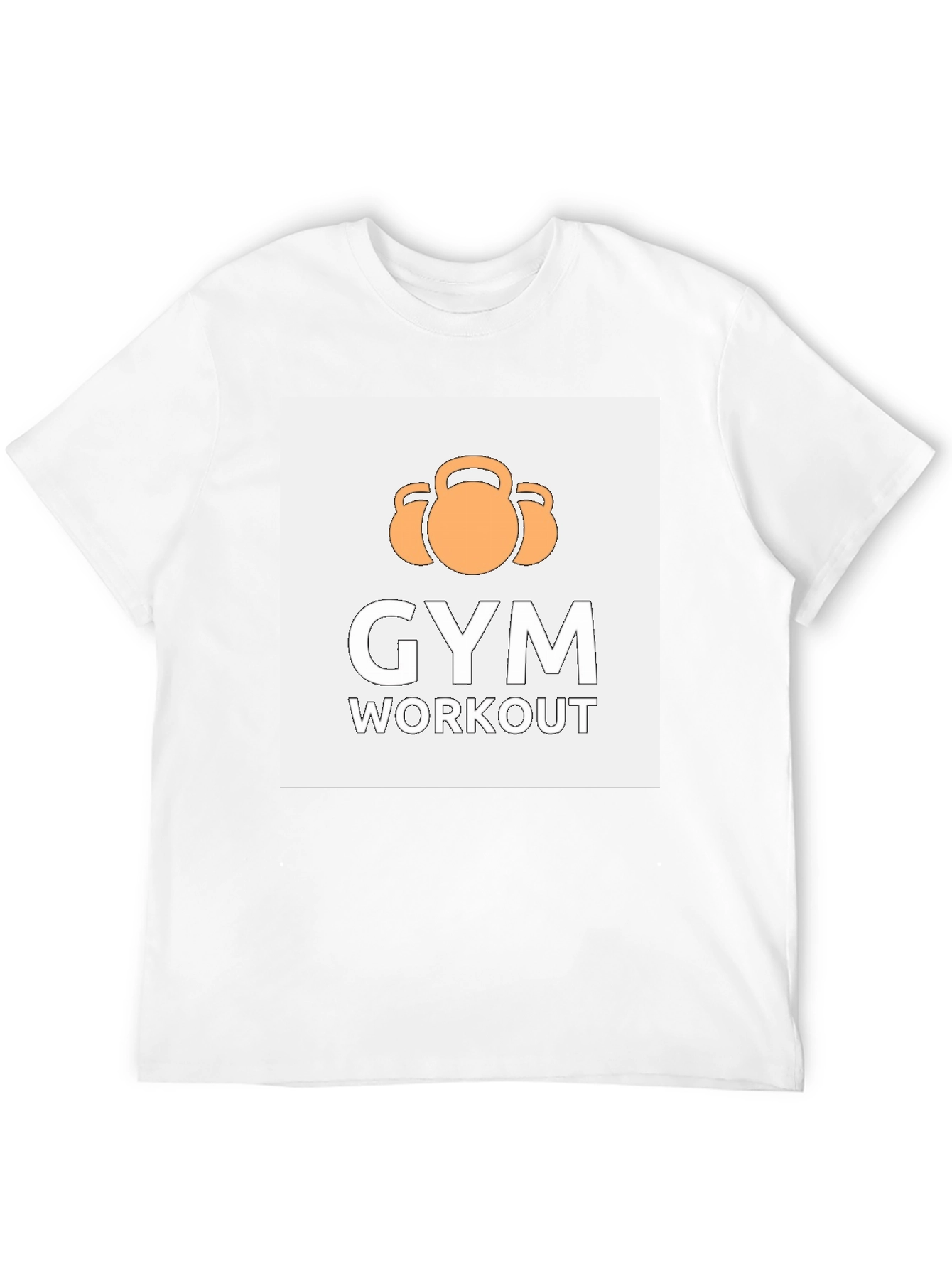 Gym Workout T-Shirt - Kettlebell Design