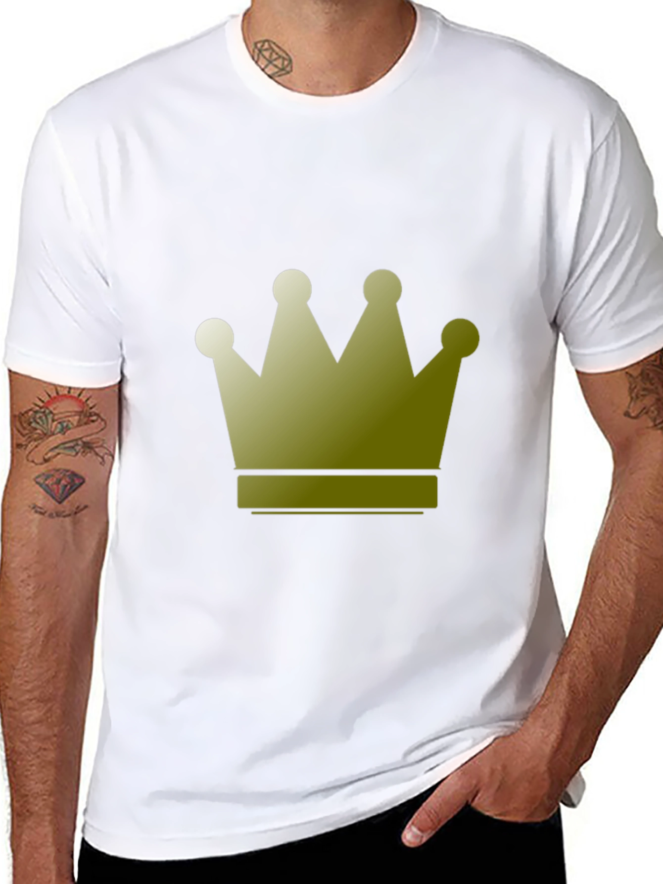 Royal Crown Graphic T-Shirt - Kingly Style