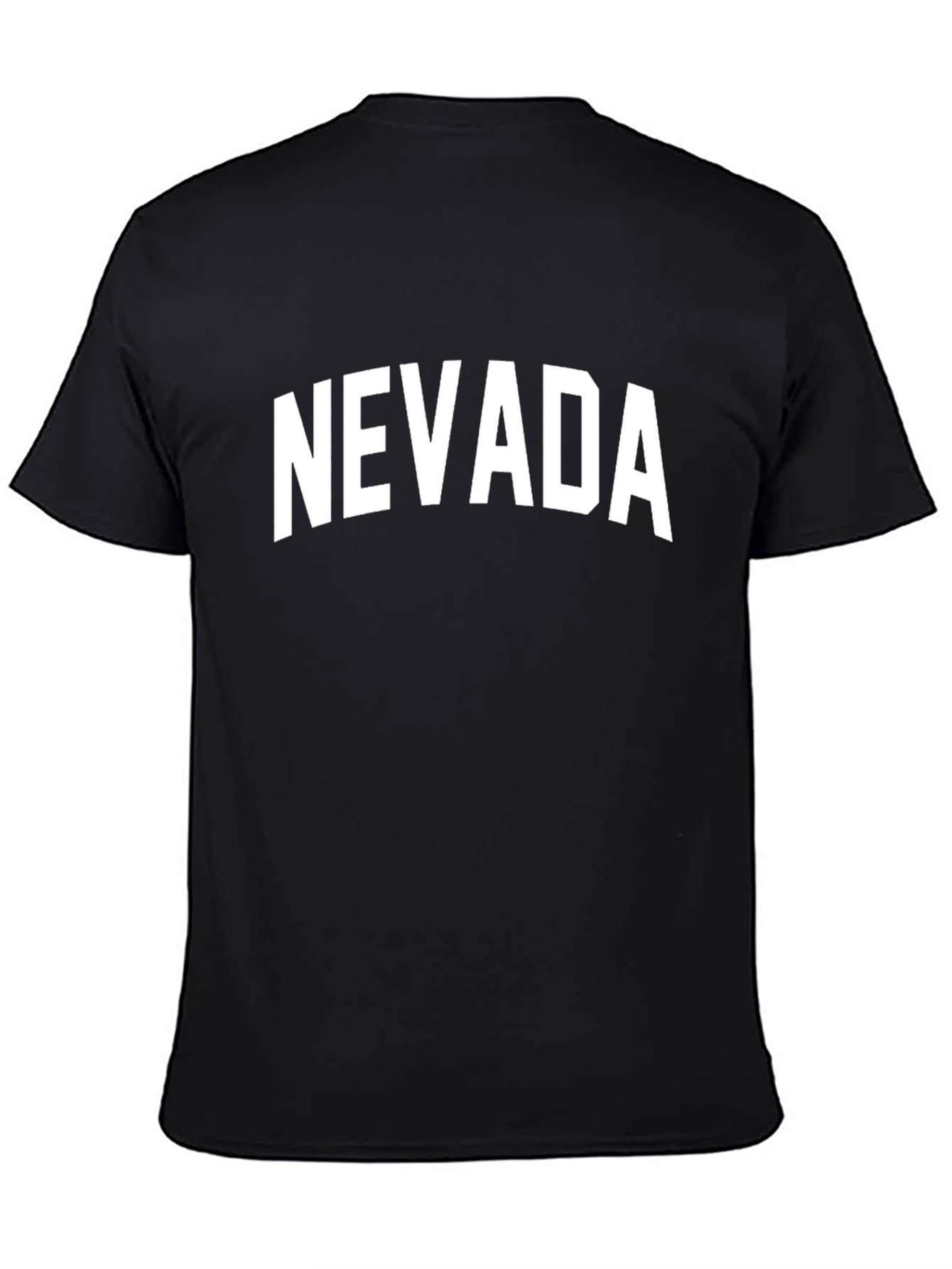 Nevada State T-Shirt - Bold White Graphic Print