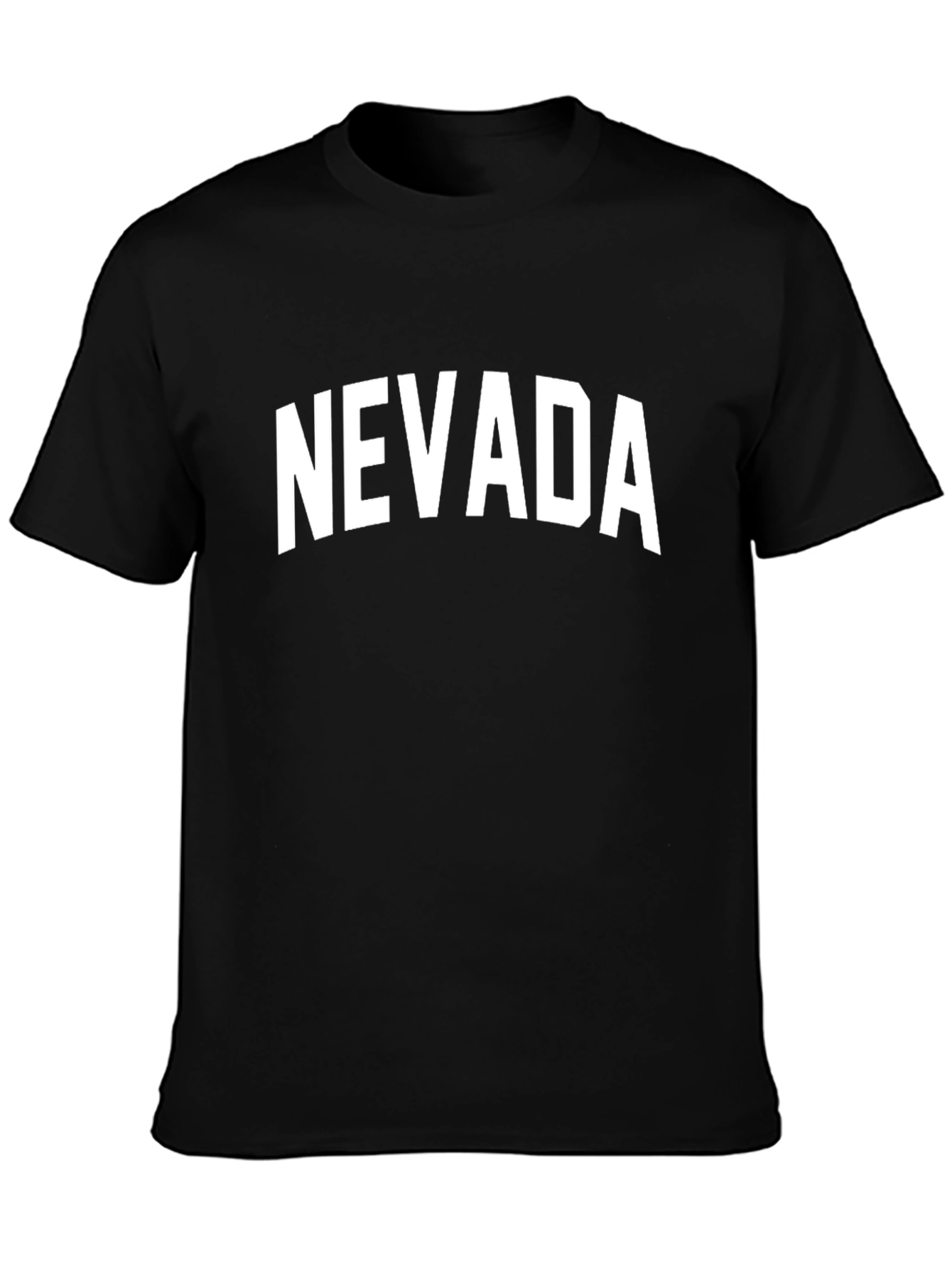 Nevada State T-Shirt - Bold White Graphic Print