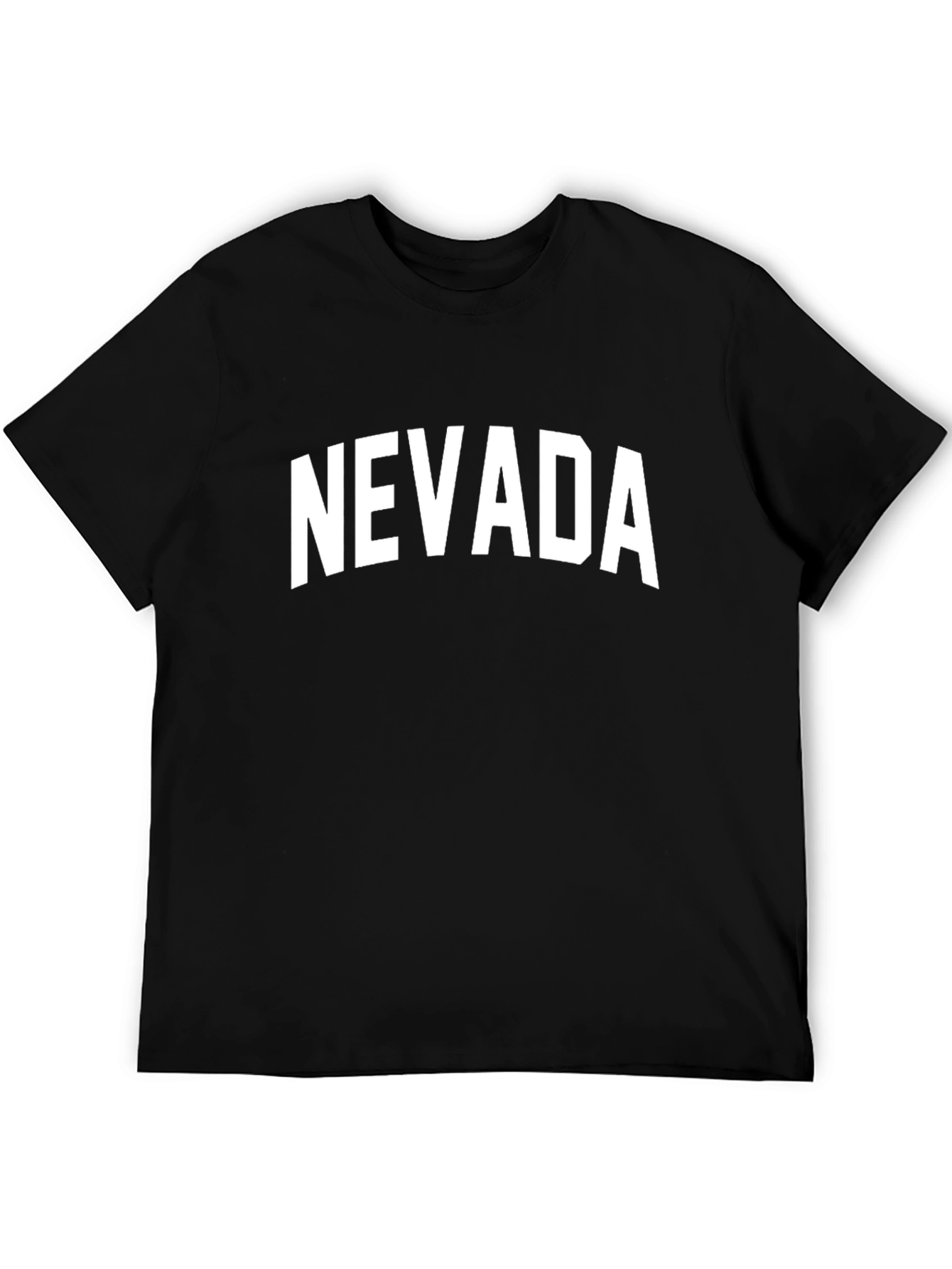Nevada State T-Shirt - Bold White Graphic Print