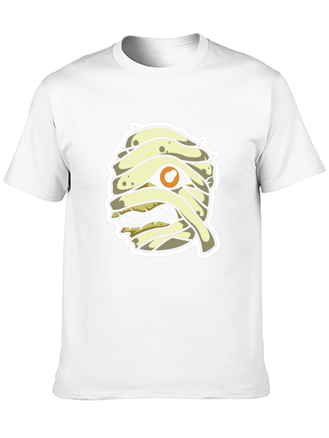 Cartoon Mummy Graphic T-Shirt Halloween
