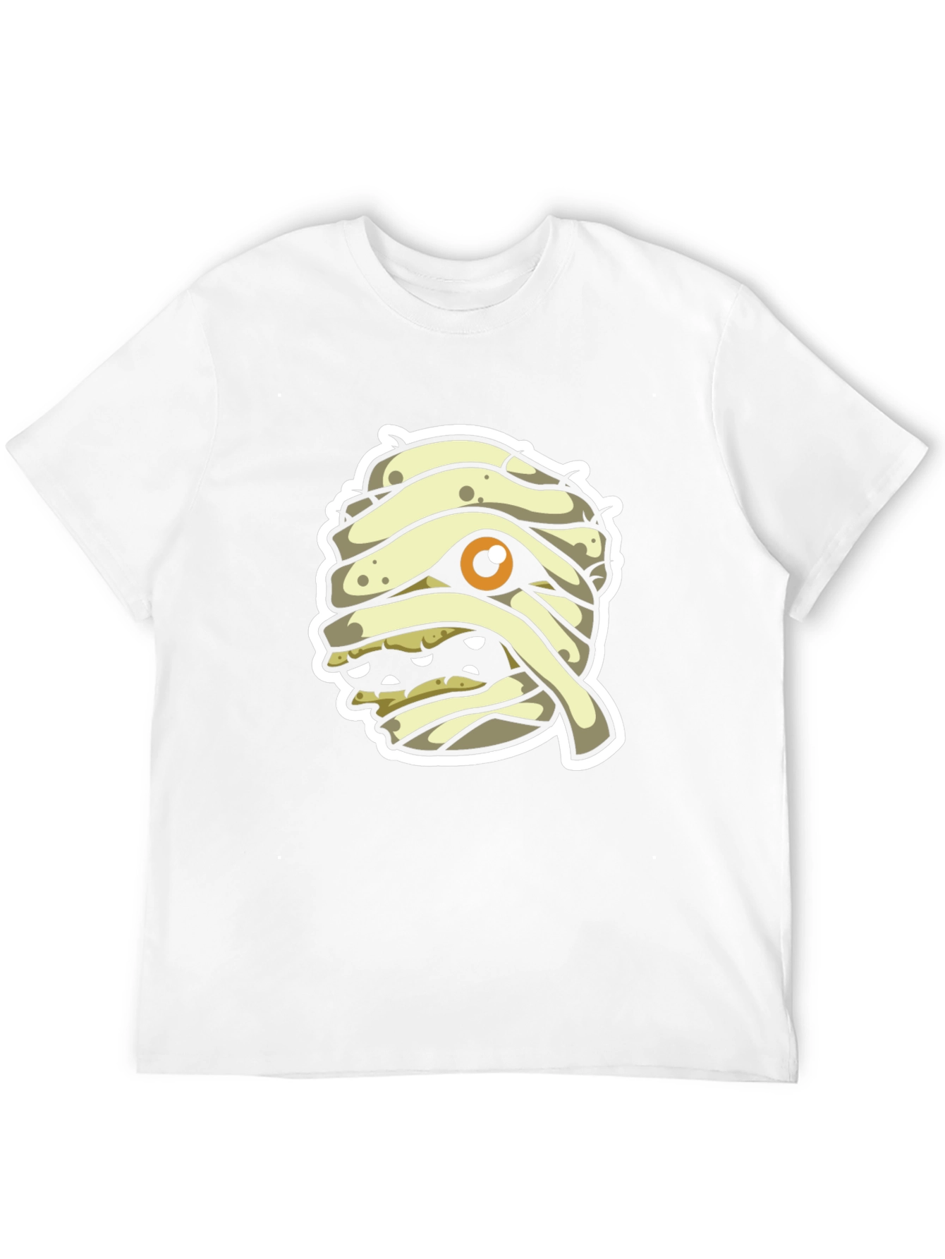 Cartoon Mummy Graphic T-Shirt Halloween