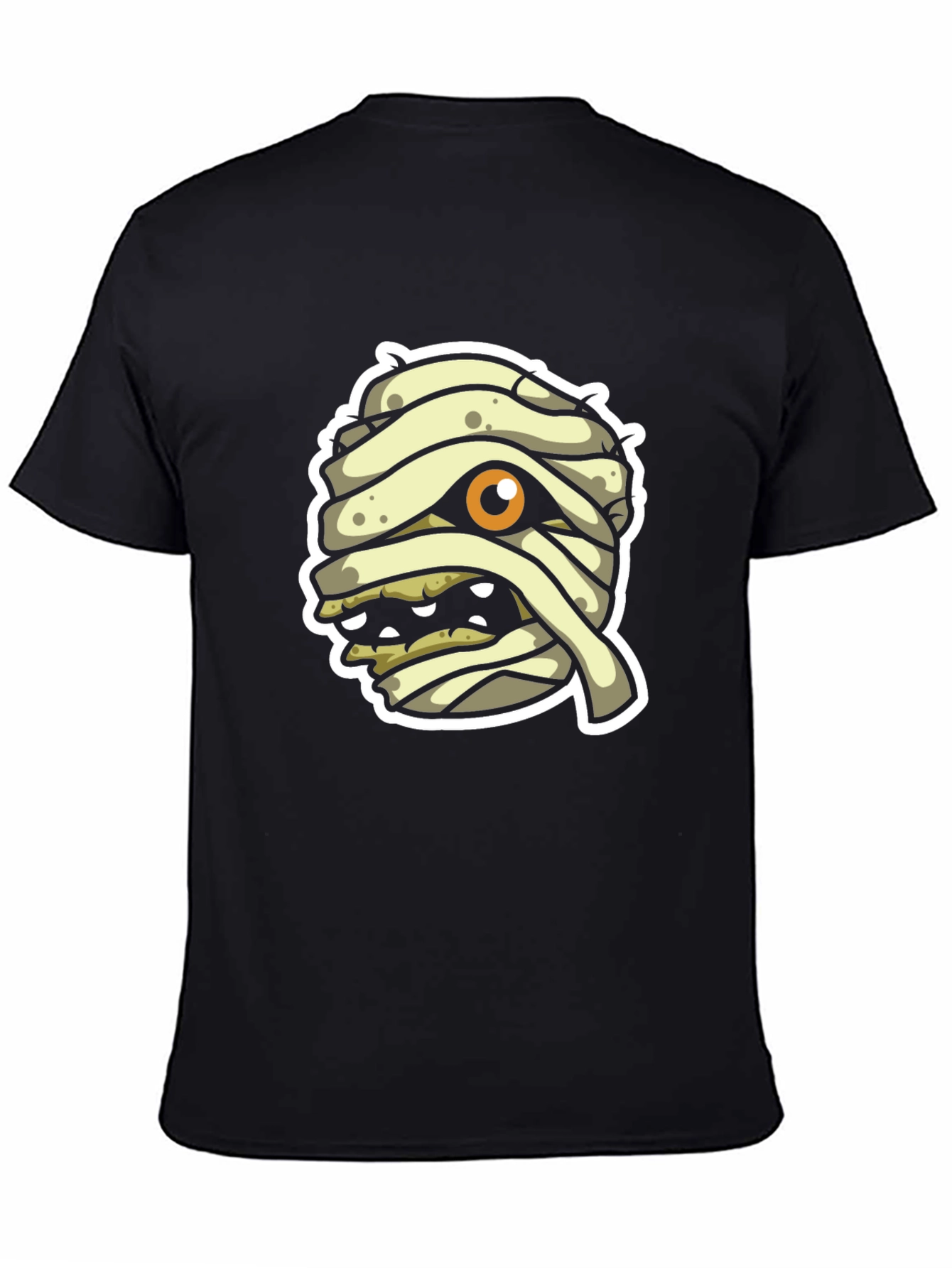Cartoon Mummy Graphic T-Shirt Halloween