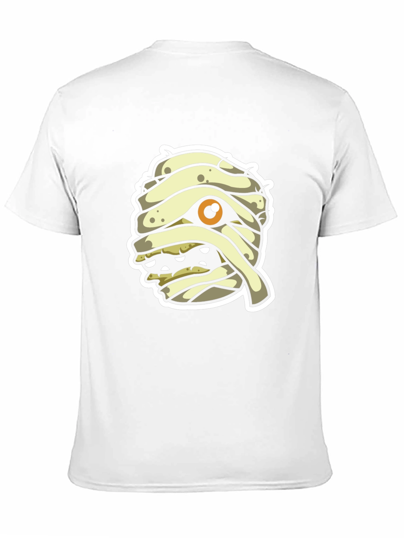Cartoon Mummy Graphic T-Shirt Halloween