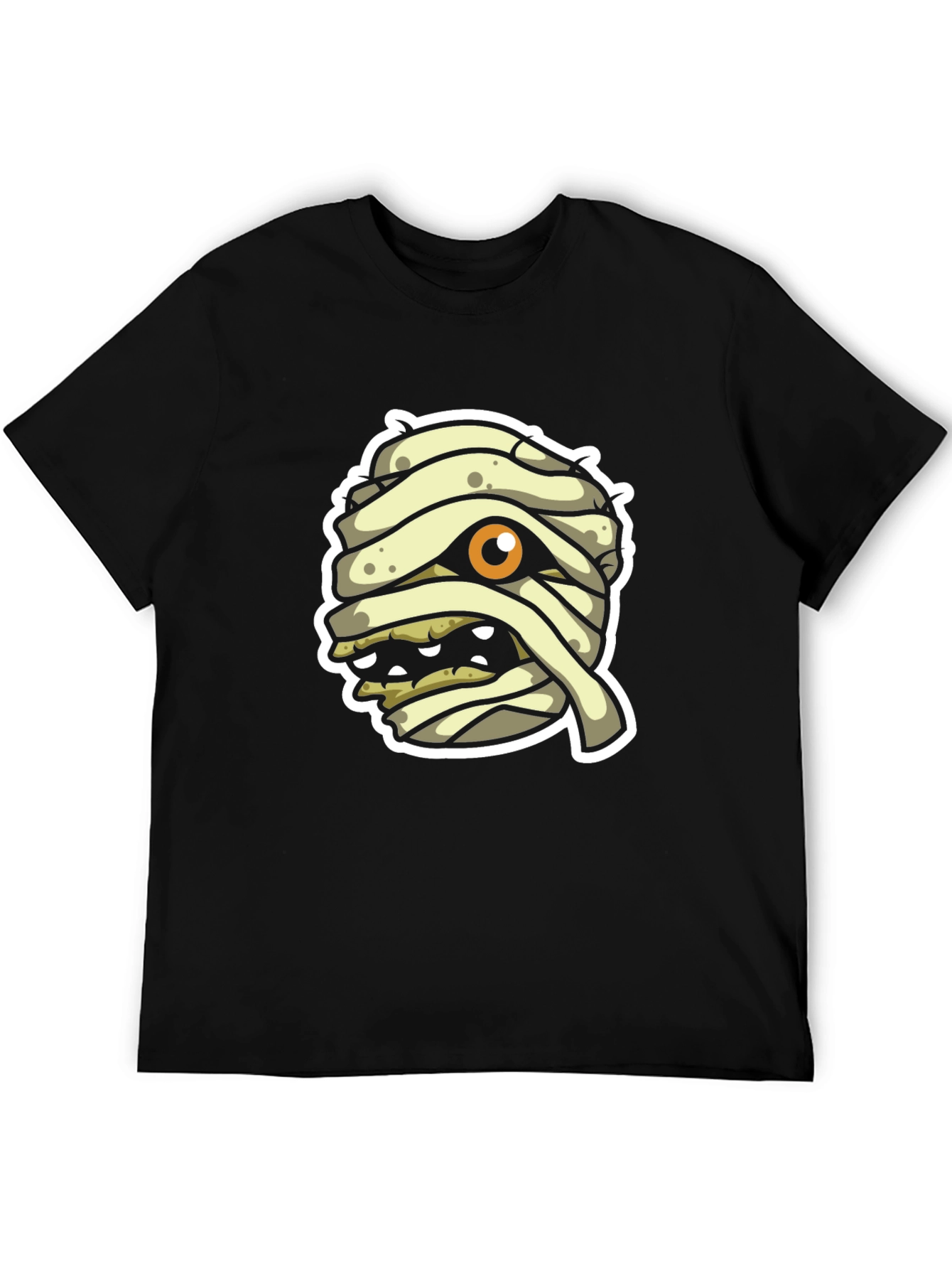 Cartoon Mummy Graphic T-Shirt Halloween