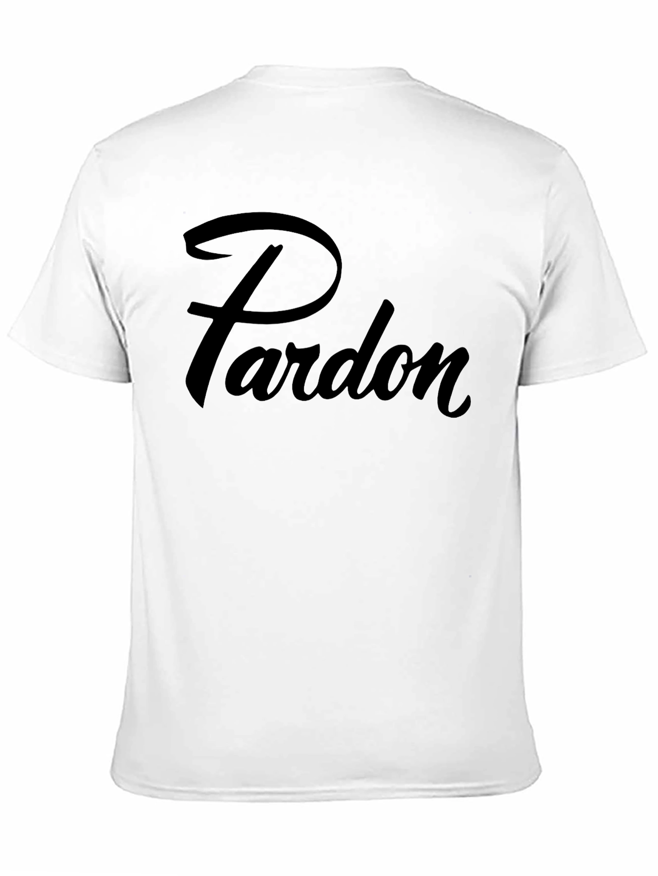 Pardon Graphic Tee - Mens Black T-Shirt