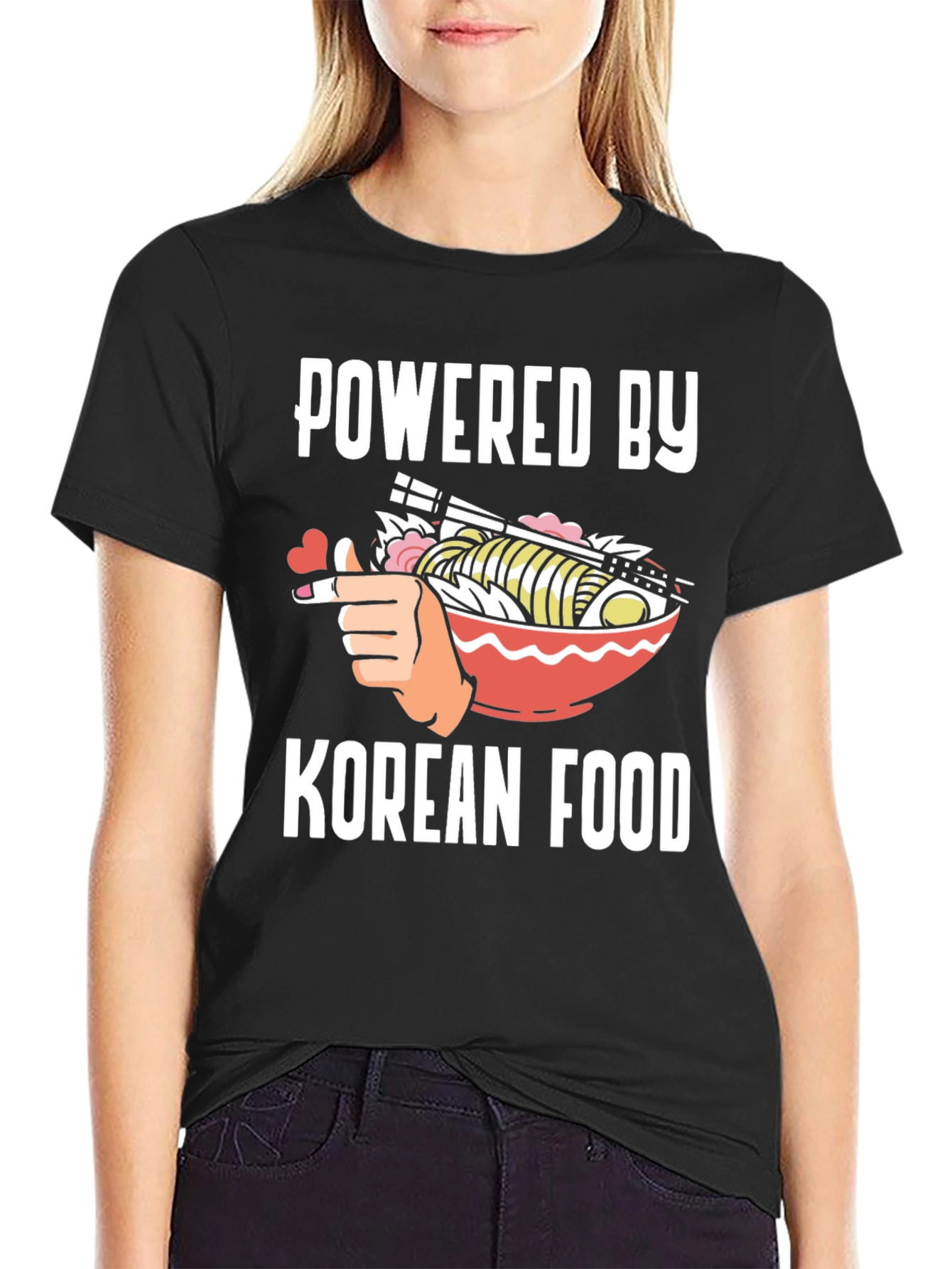 Powered by Korean Food T-Shirt