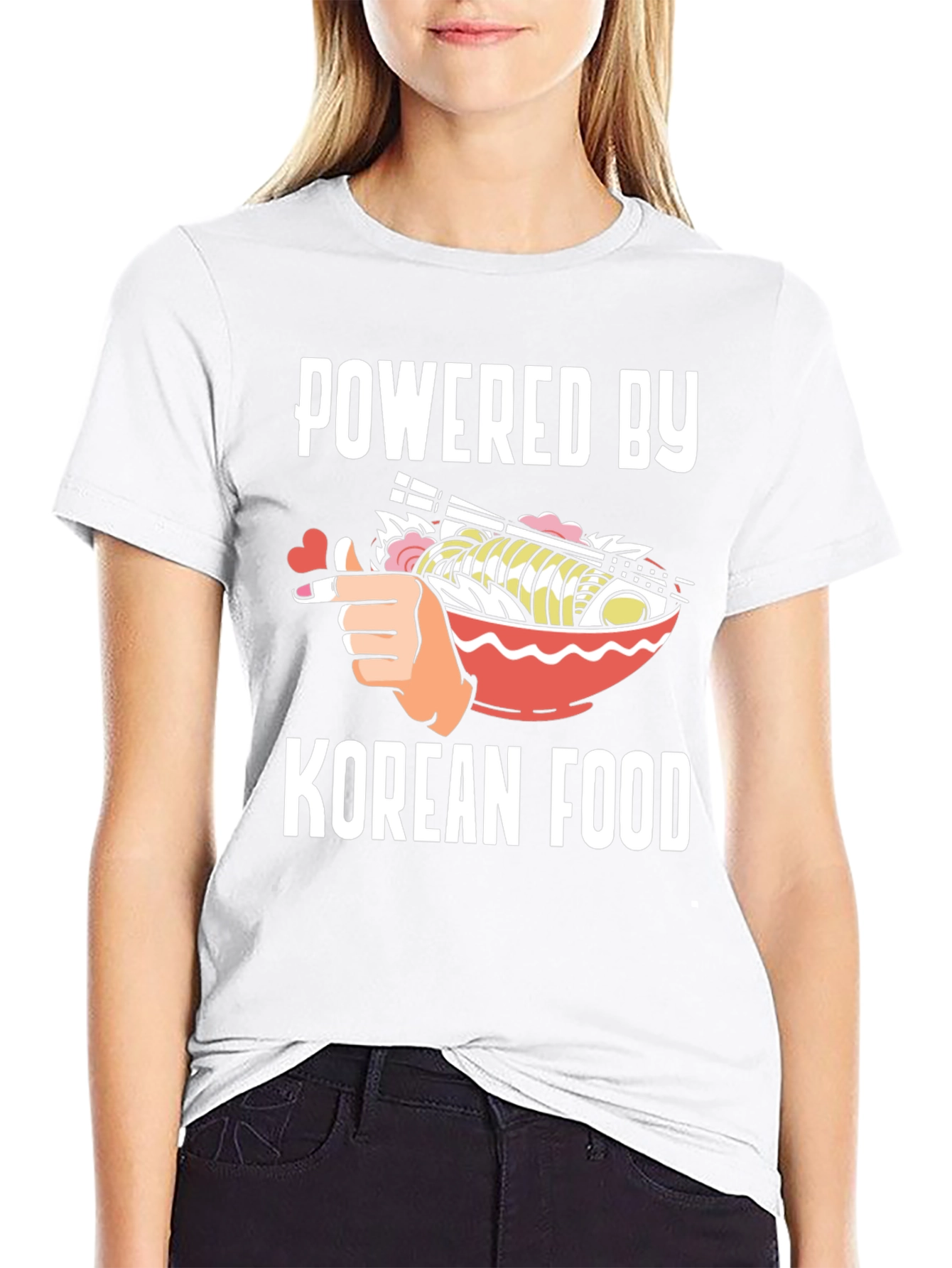 Powered by Korean Food T-Shirt