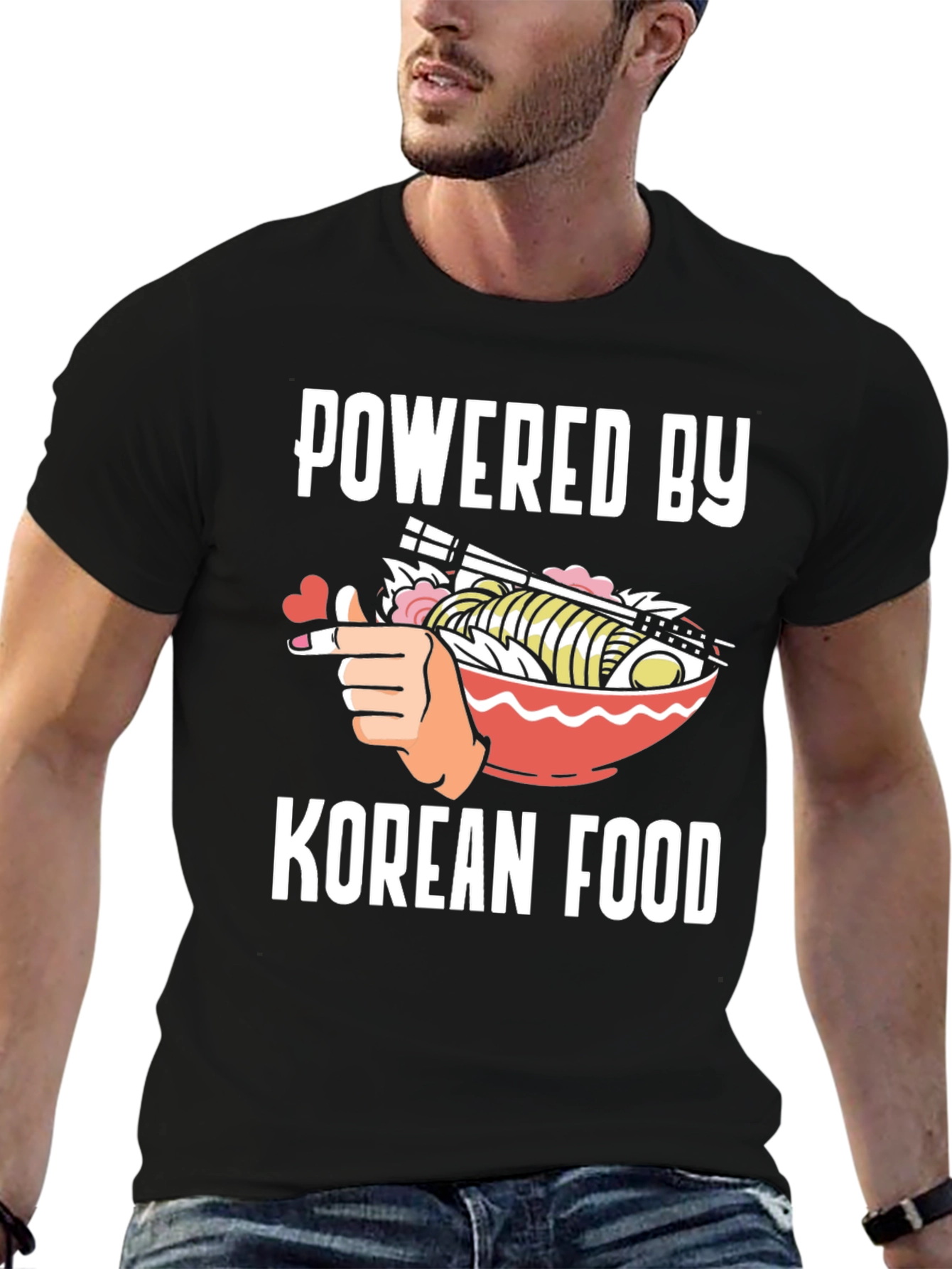 Powered by Korean Food T-Shirt
