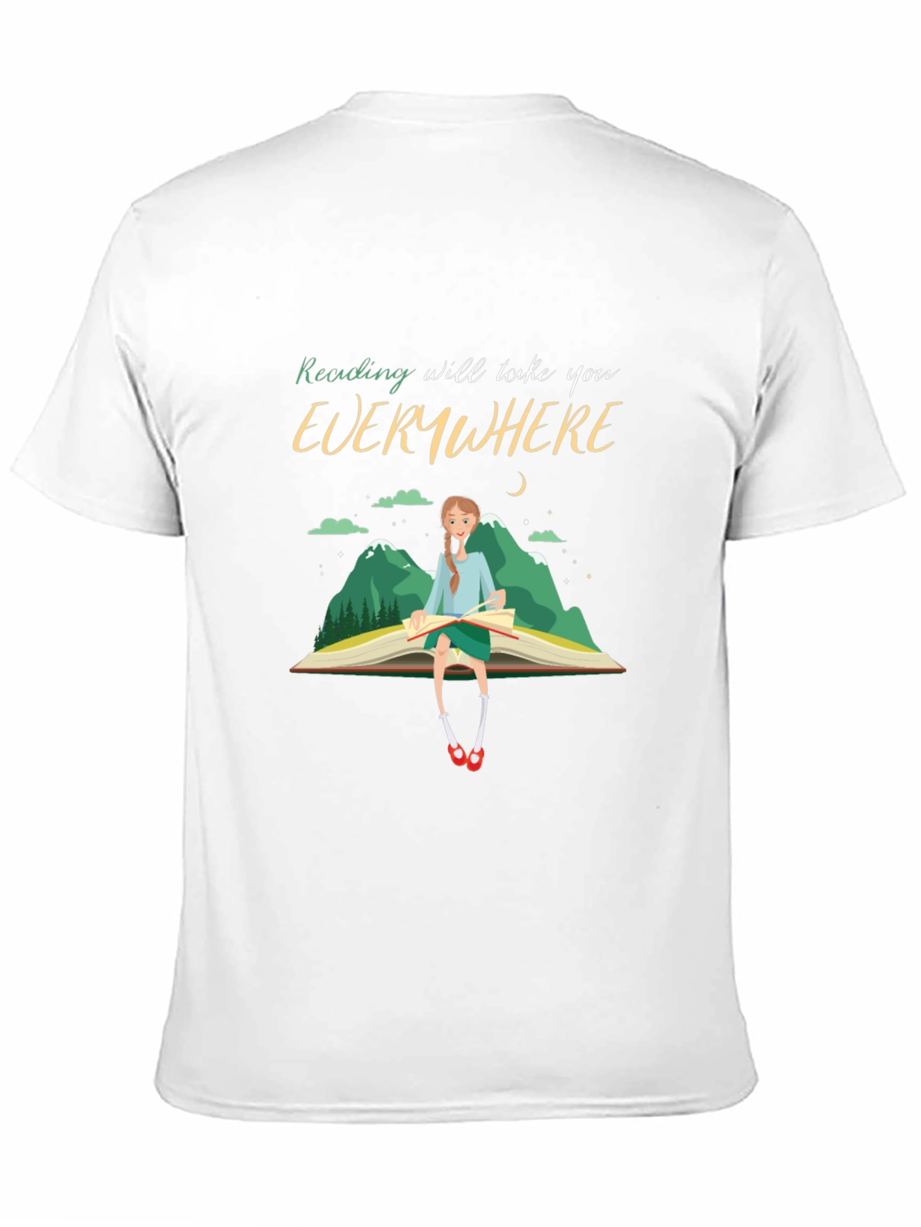 Reading Takes You Everywhere T-Shirt - Black