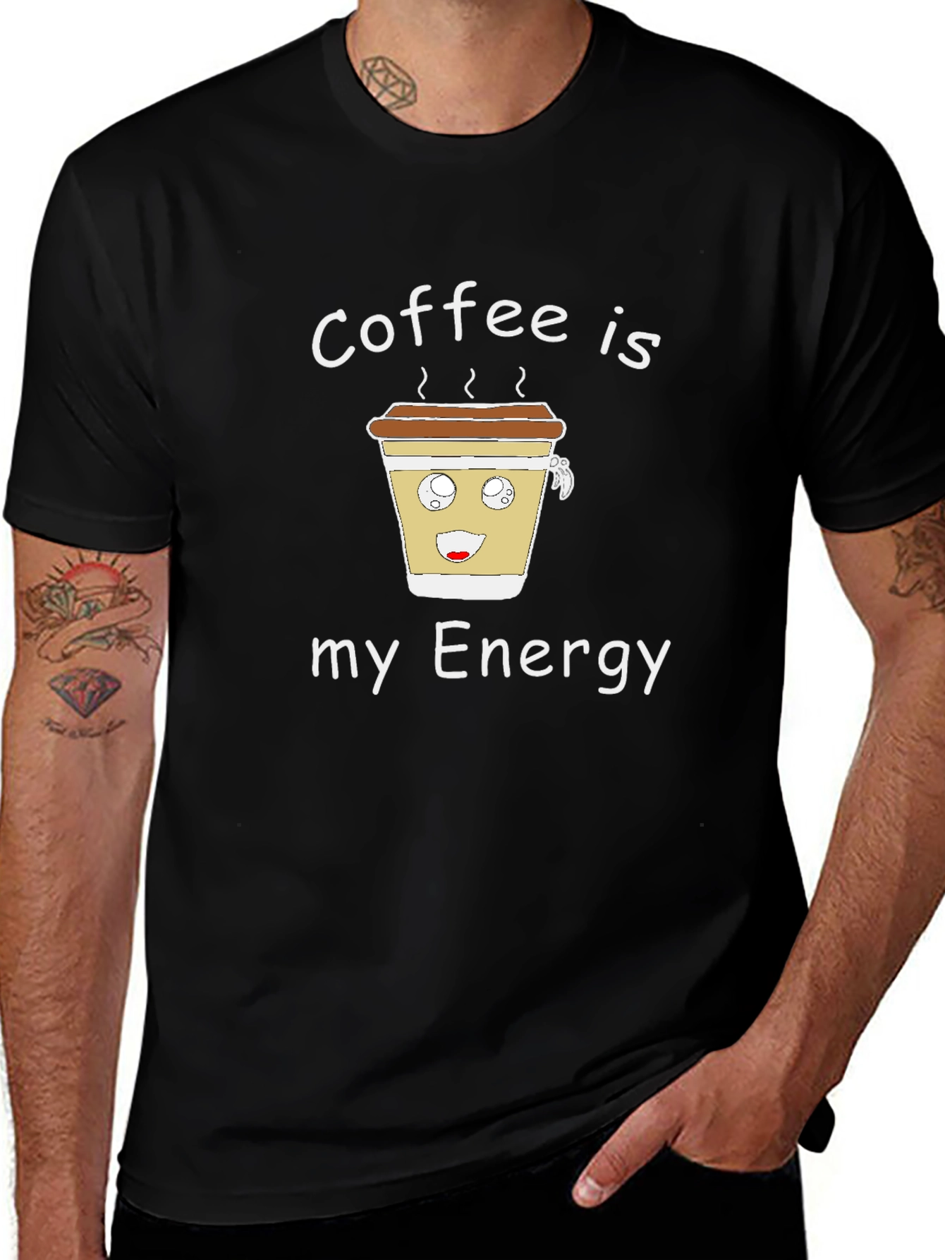 Coffee is My Energy Graphic T-Shirt