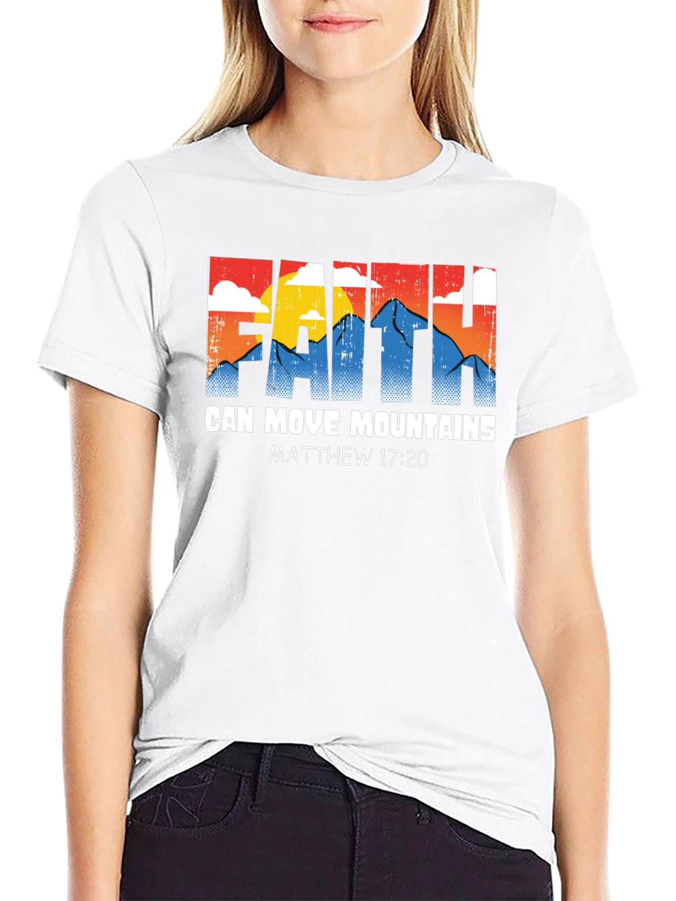 Faith Can Move Mountains T-Shirt Matthew 17:20
