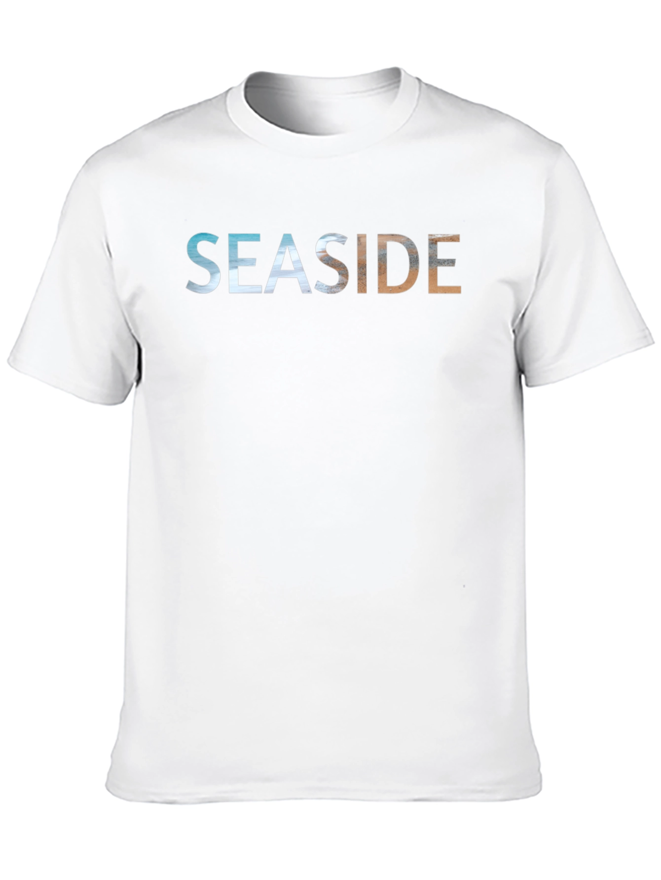 Seaside Graphic Black T-Shirt