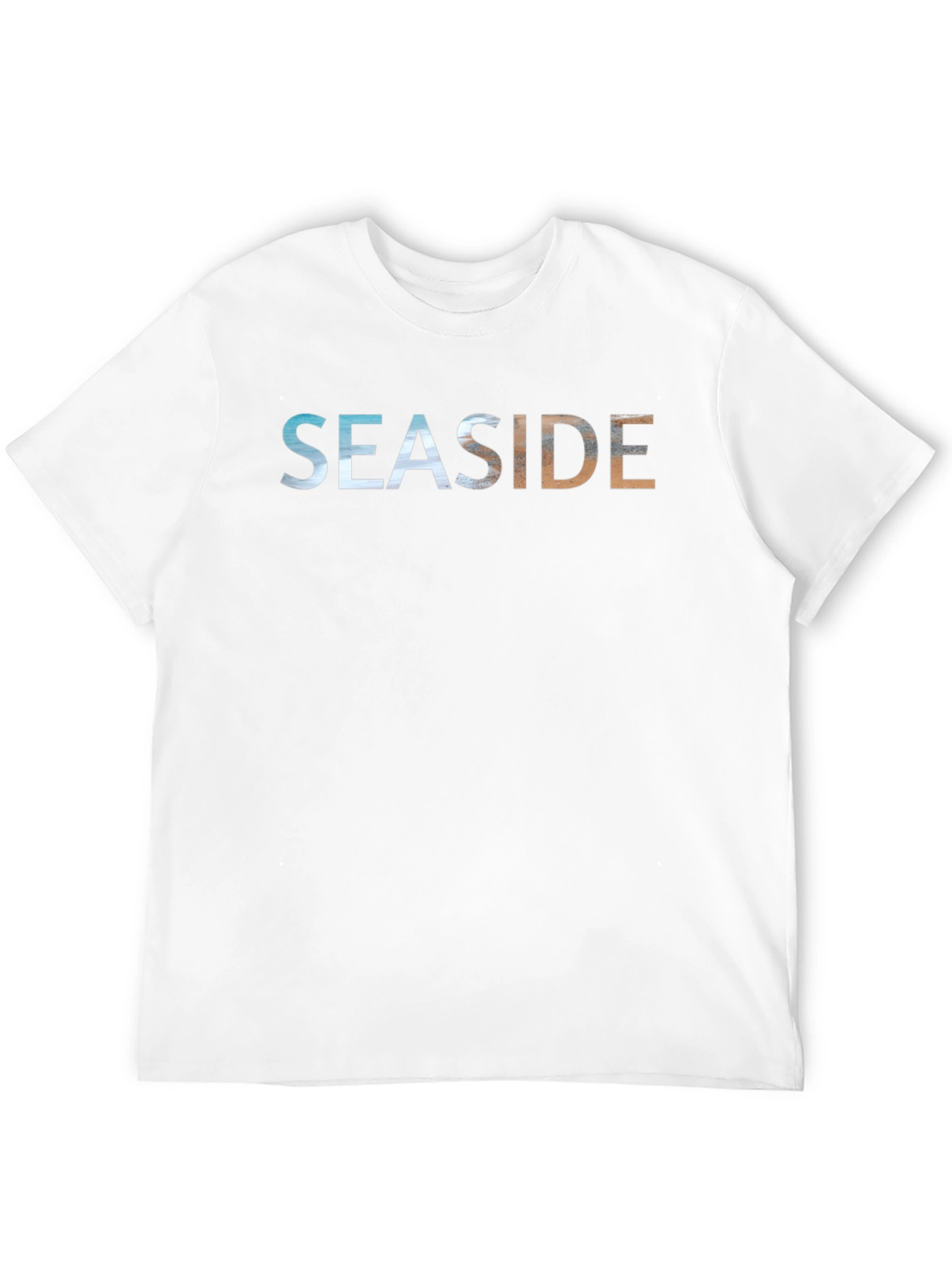 Seaside Graphic Black T-Shirt