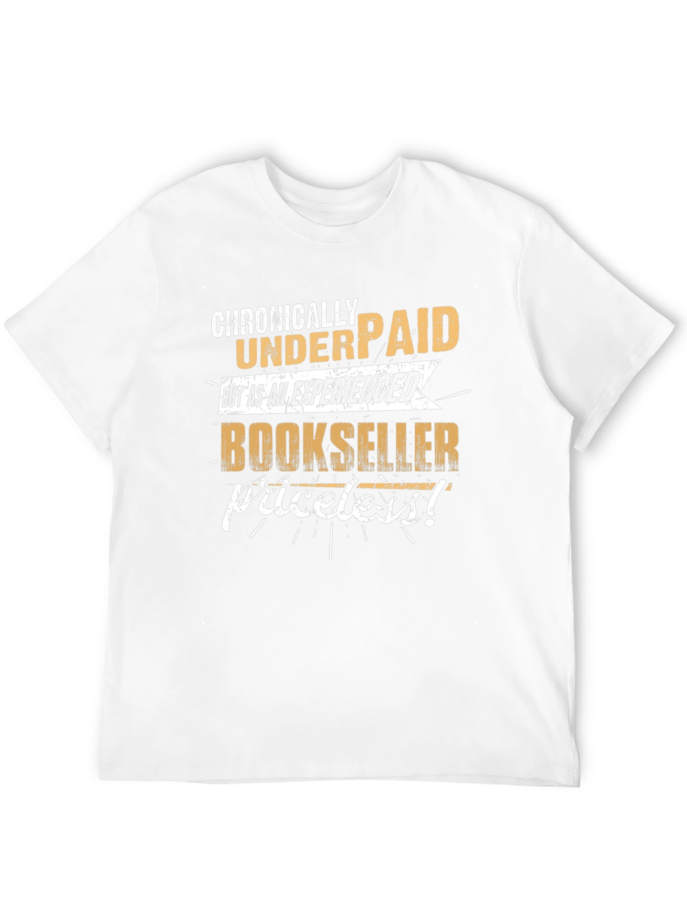 Chronically Underpaid Bookseller Graphic Tee