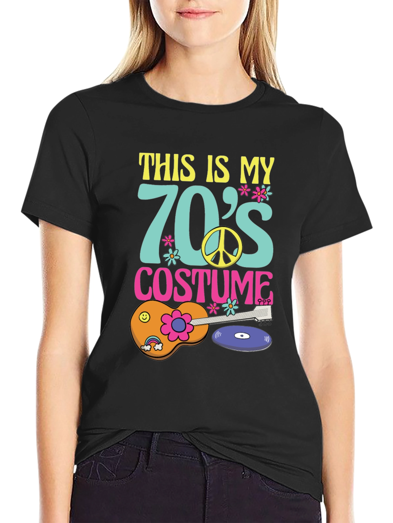 Retro 70s Costume T-Shirt - Hippie Style!