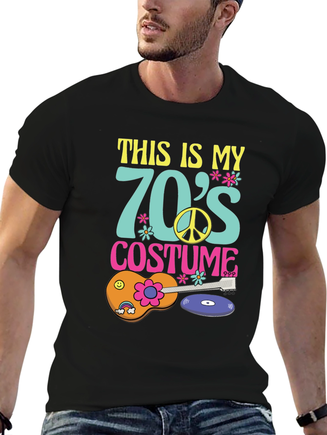 Retro 70s Costume T-Shirt - Hippie Style!