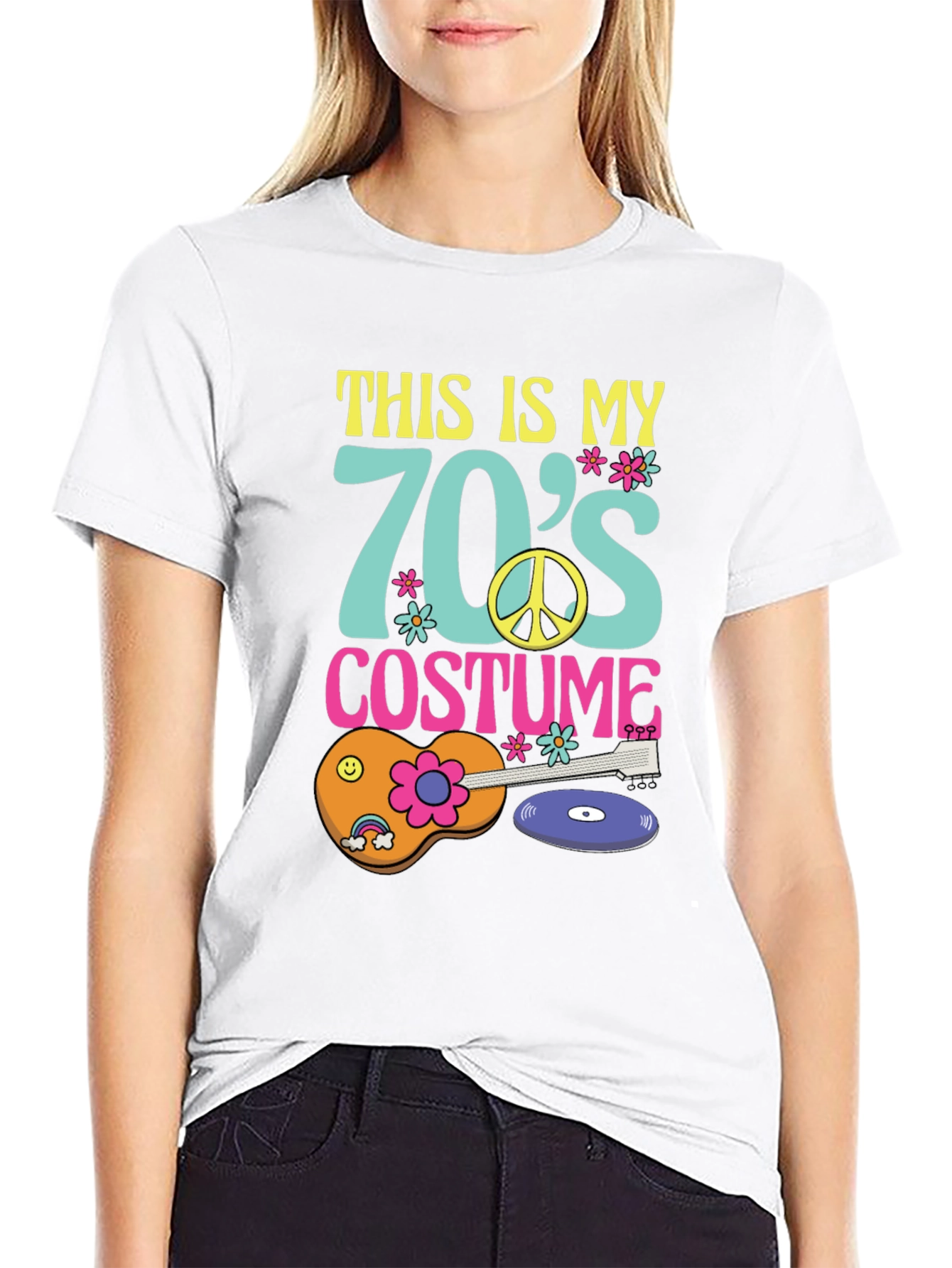 Retro 70s Costume T-Shirt - Hippie Style!