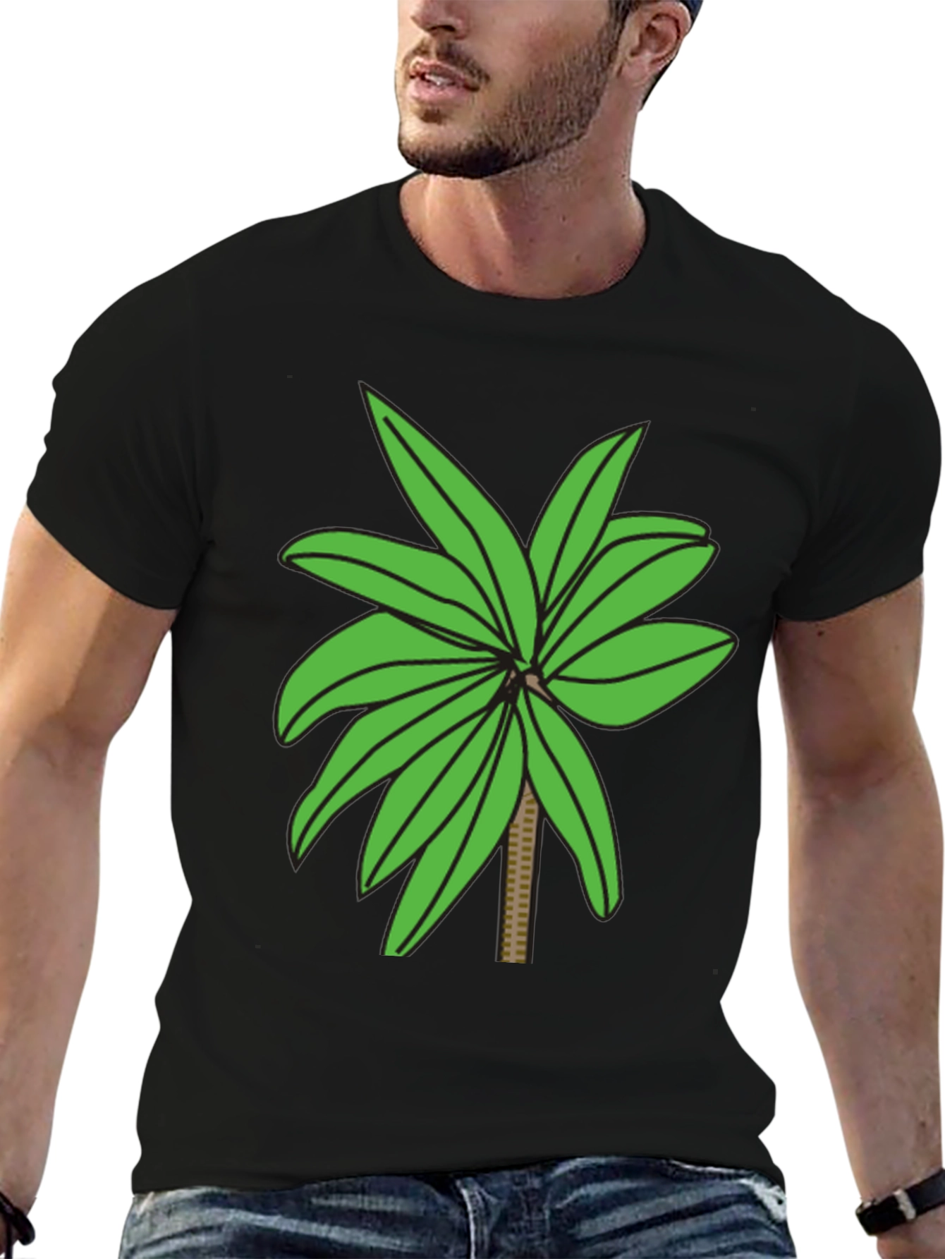 Tropical Palm Tree Graphic T-Shirt