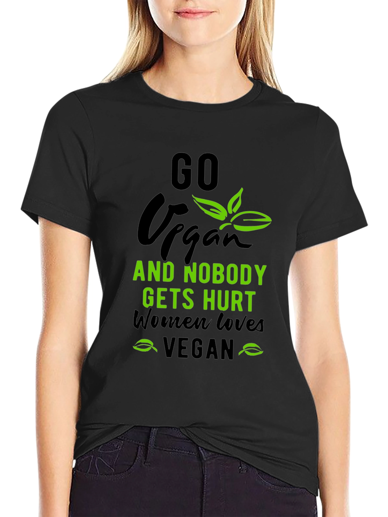 Go Vegan T-Shirt - Animal Lover Tee