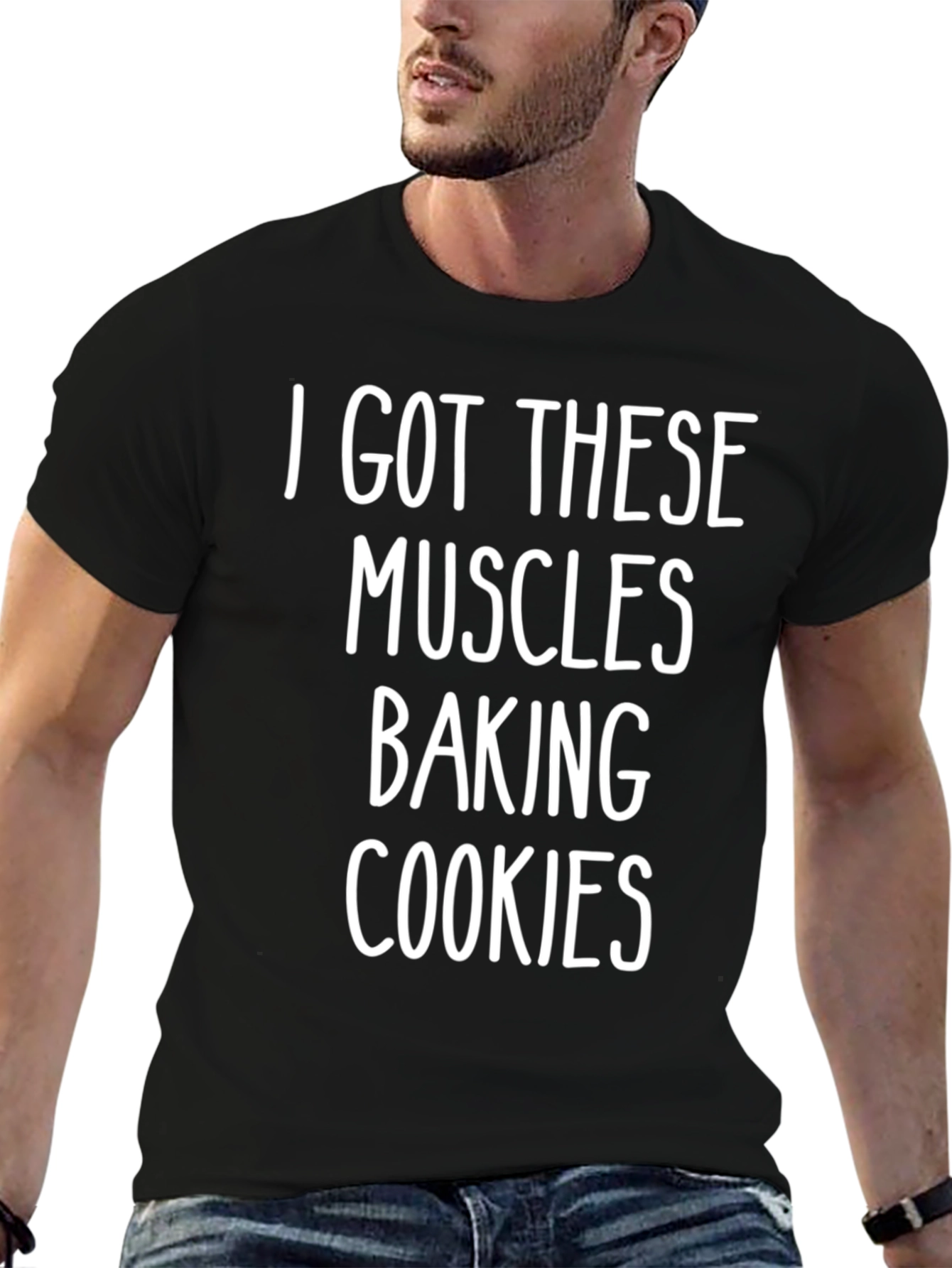 Funny Baking Muscles T-Shirt - Baker Gift Tee
